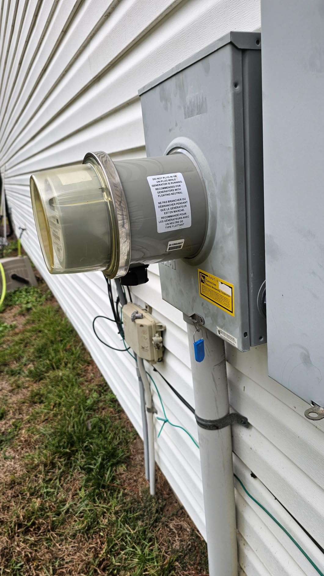 GenerLink Automatic Transfer Switch for Home Generator w/Surge Protection - Meter Mounted Transfer Switch for Portable Generators - Outdoor & Home - Fast and Easy Installation - 30AMP - Customer Photo 2