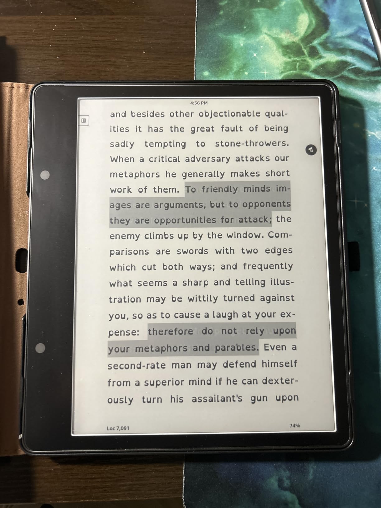 Like-New Amazon Kindle Scribe (32 GB) - Your notes, documents and books, all in one place. With built-in AI notebook summarization. Includes Premium Pen - Tungsten - Customer Photo 3