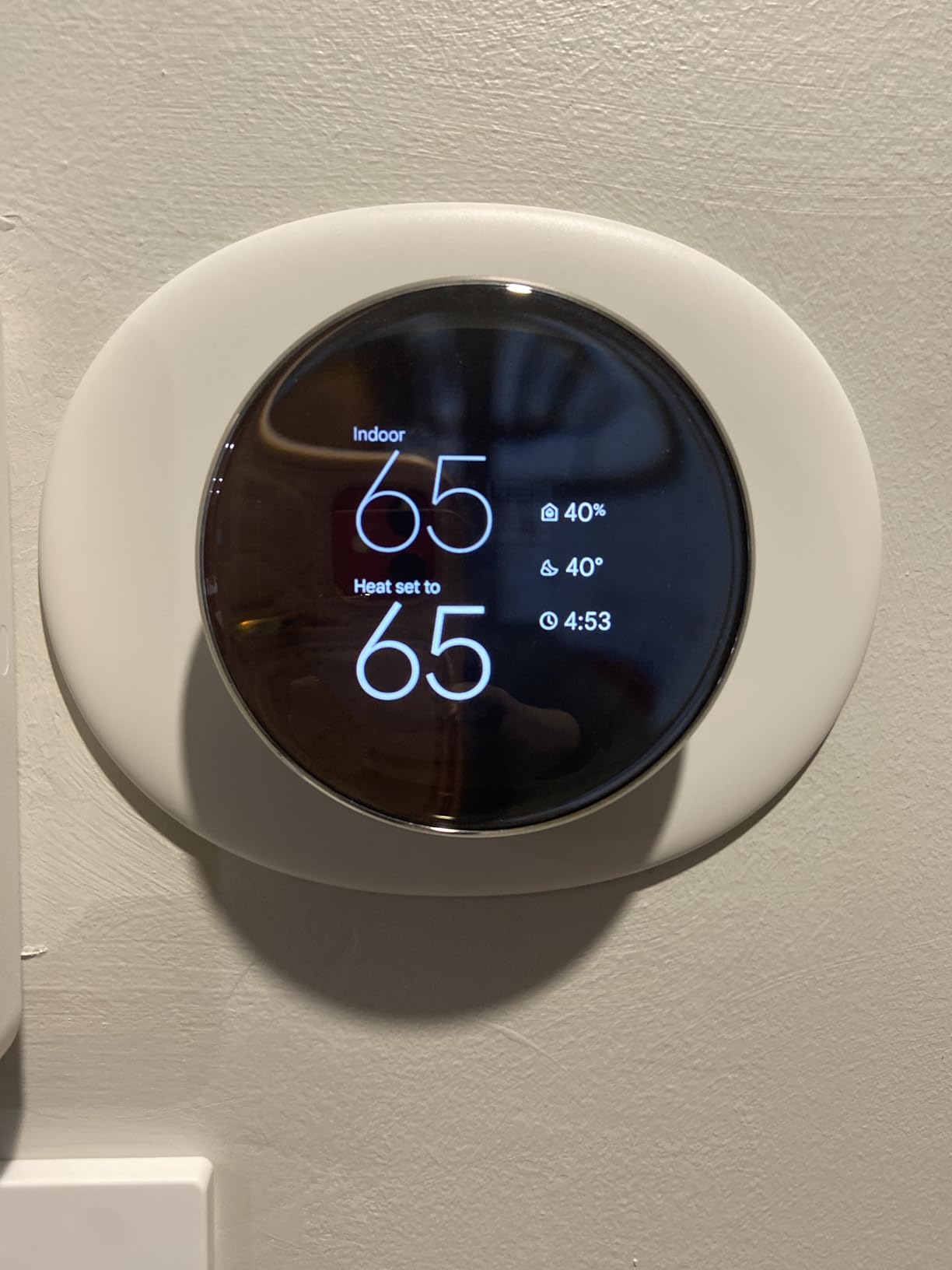 Google Nest Learning Thermostat (4th gen) + Nest Temperature Sensor (2nd gen) - Silver - Customer Photo 1