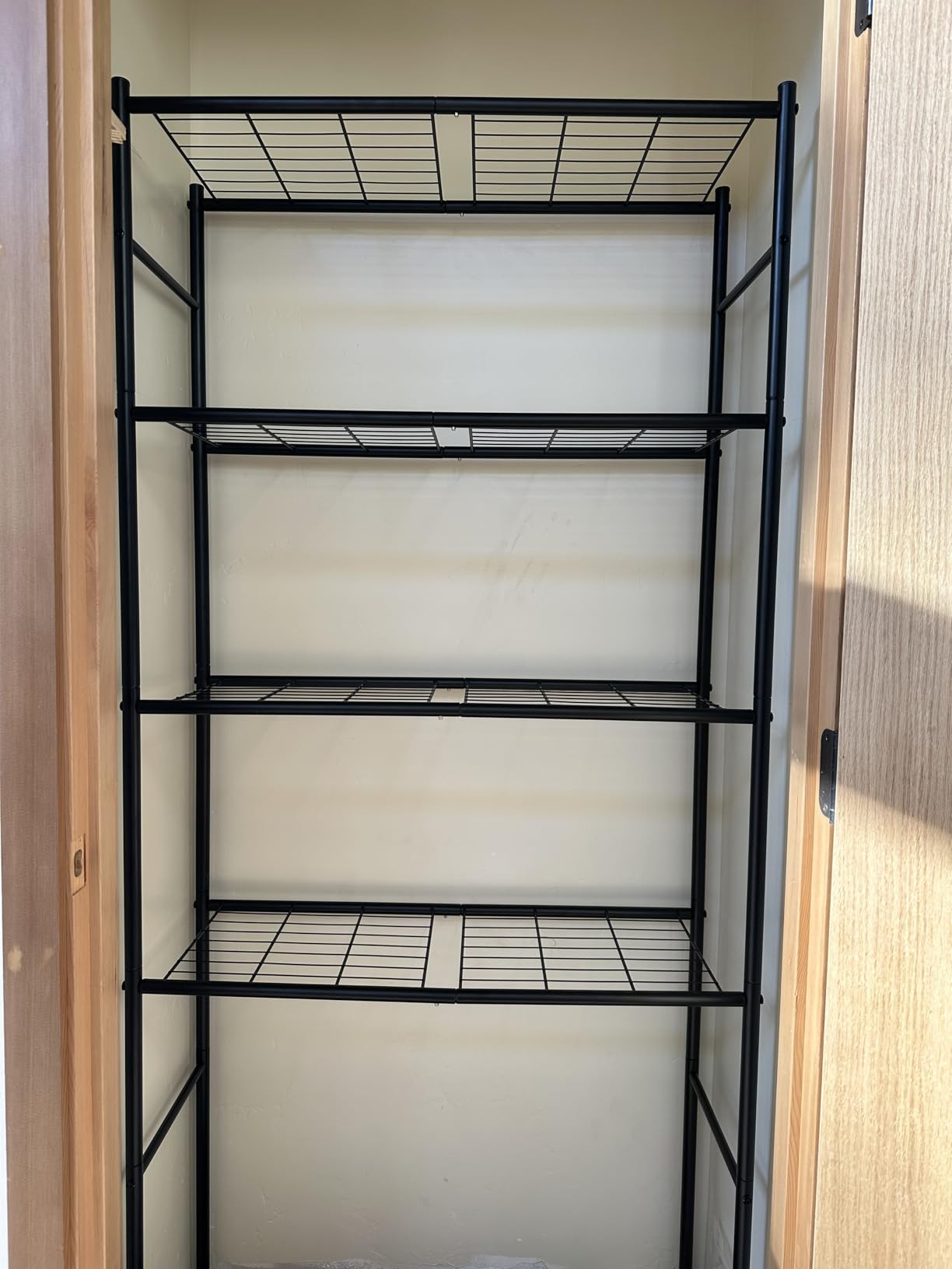 Sakugi Storage Shelves - 5 Tier Shelf Organizer, Heavy Duty Garage Shelving Unit with Leveling Feet, Stable Metal Shelves Organizer for Pantry, Kitchen and Closet, 33.0