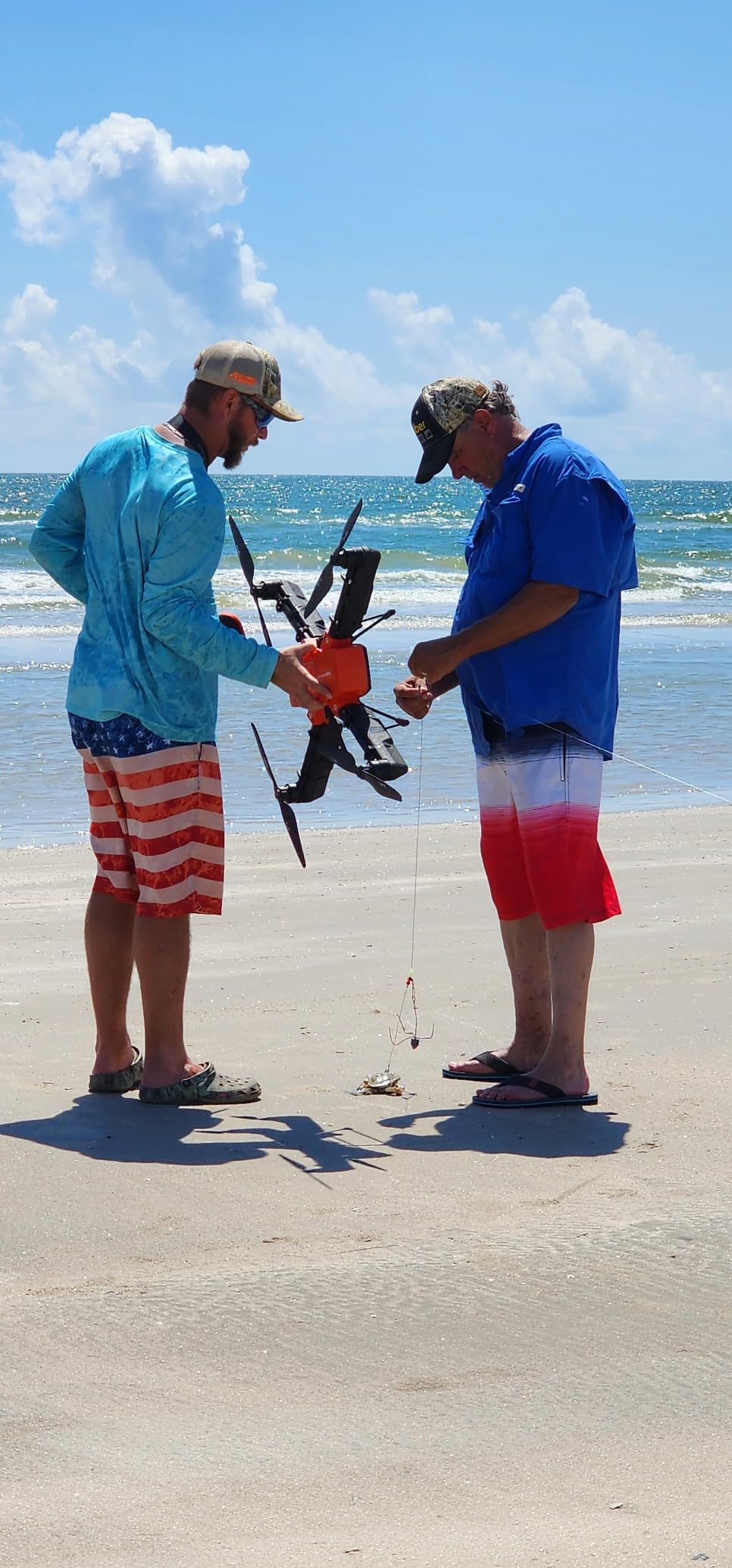 SwellPro FD2 Fisherman MAX Heavy Lift Fishing Drone with 7.0 LBS Bait Capacity, 1.5KM Long Casting Range, IP67 Waterproof Foldable Drone with 4K Camera for Adults (Advanced Set) - Customer Photo 2