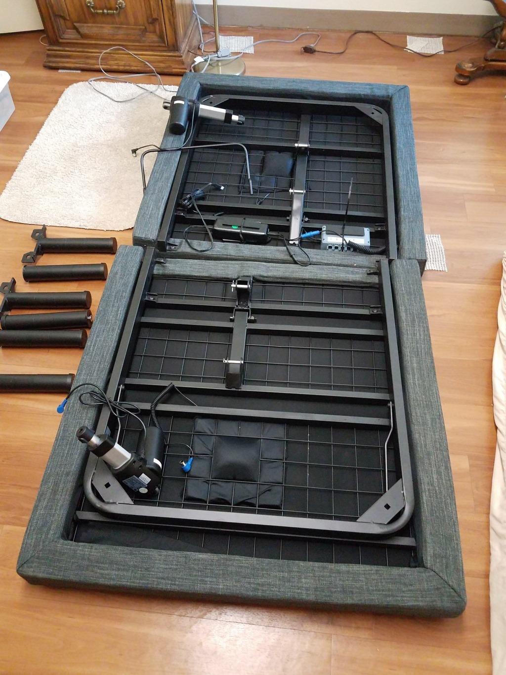 Adjustable Comfort Classic Adjustable Base - Queen - Head & Foot Incline - Wireless Remote with Memory - Easy Set Up - Zero Clearance - Zero Gravity - Durable Frame - Customer Photo 1