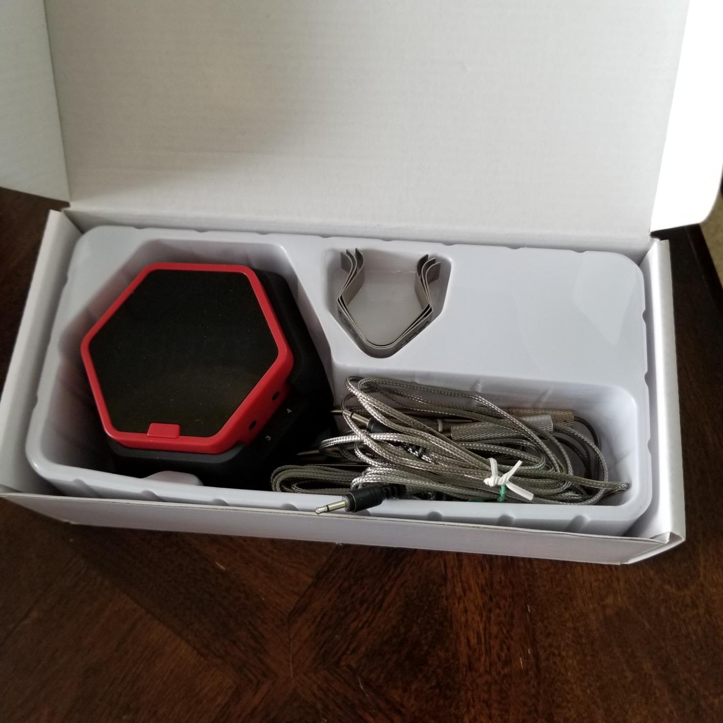 Wireless Meat Thermometer with 4 Probes, INKBIRD WiFi Meat Thermometer Digital Wireless for Rotisserie Grill Oven,Unlimited Range Dishwasher Waterproof Bluetooth Thermometer for iOS & Android - Customer Photo 1