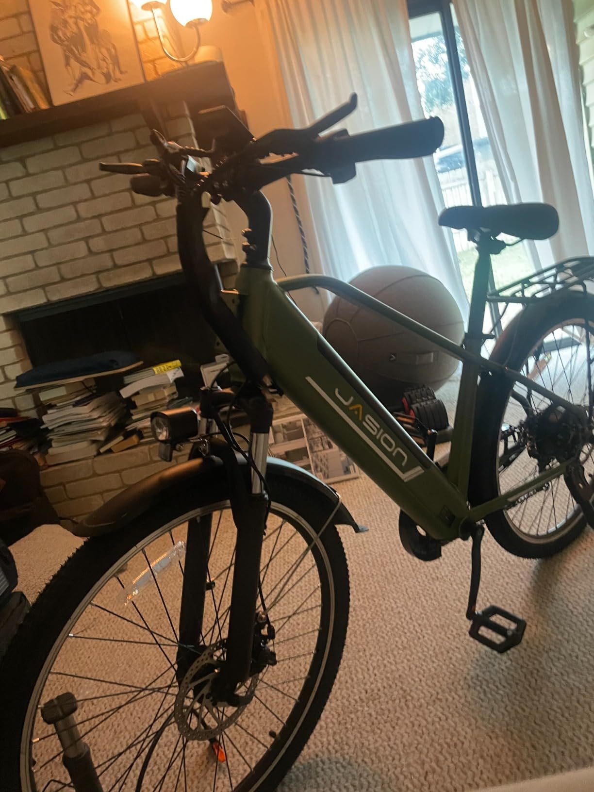 Jasion Roamer/ST Electric Bike for Adults, 26'' Commuter Ebike 1200W 528WH Removable Battery, 28MPH 62miles, Electric Bicycles for Women/Man, UL2849 Certified - Customer Photo 2