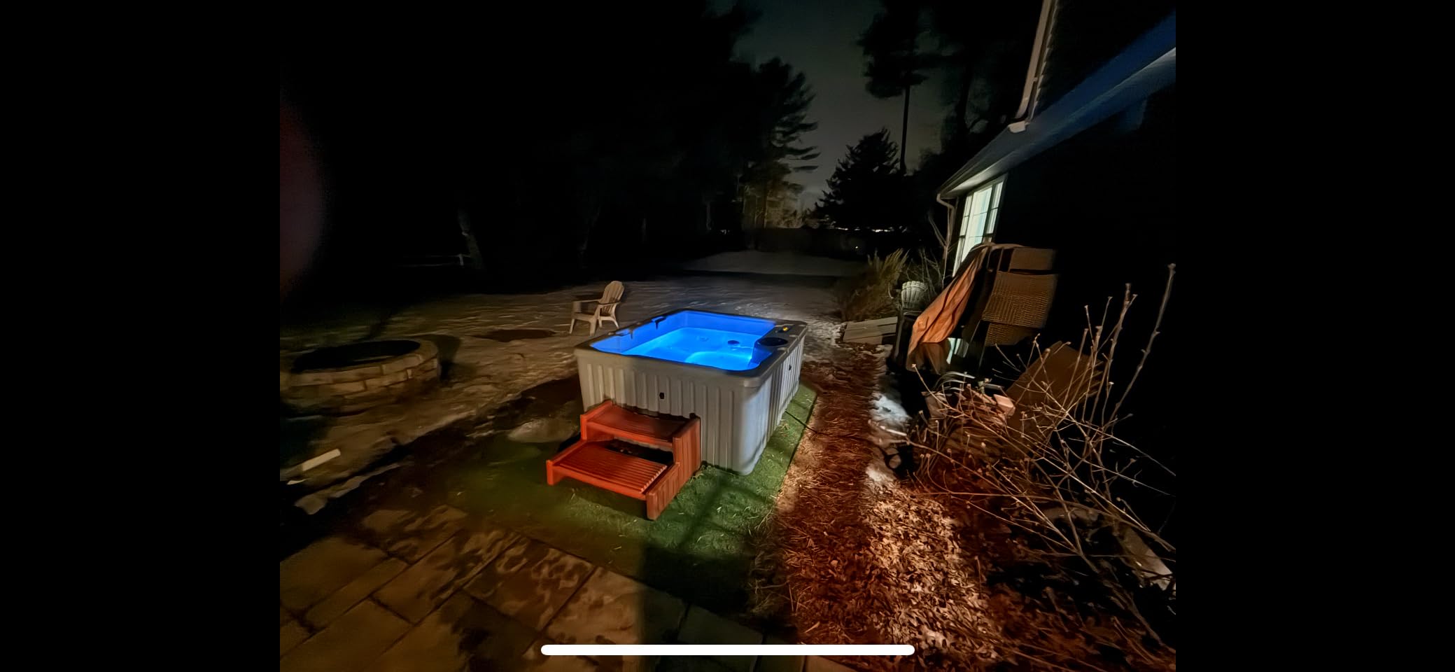 Aqualife Current 4-Adult Outdoor Hot Tub, Uses Standard Outlet, 14 Hydrotherapy Jets, Underwater Led Lighting, Cover Included - Customer Photo 2