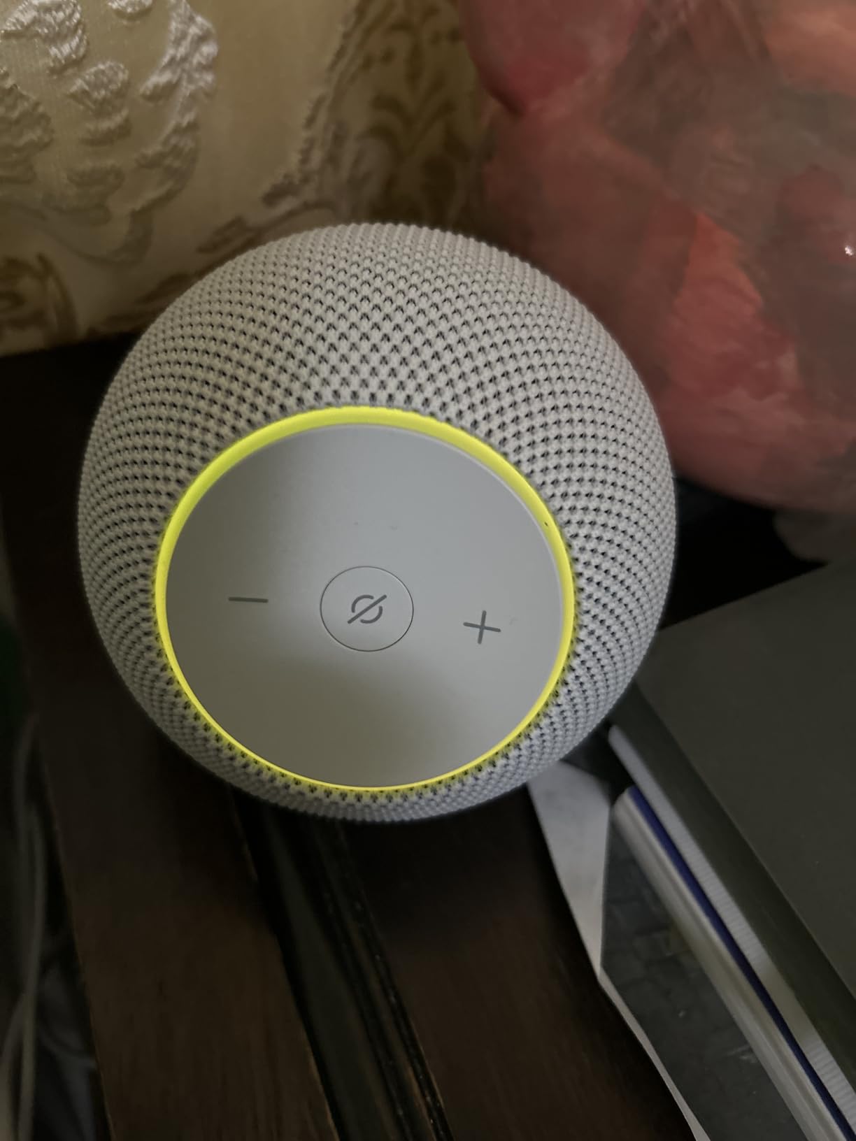 Amazon Echo Dot Max (newest model), Alexa speaker with room-filling sound and nearly 3x bass, Great for living rooms and medium-sized spaces, Includes Alexa+ Early Access, Glacier White - Customer Photo 1