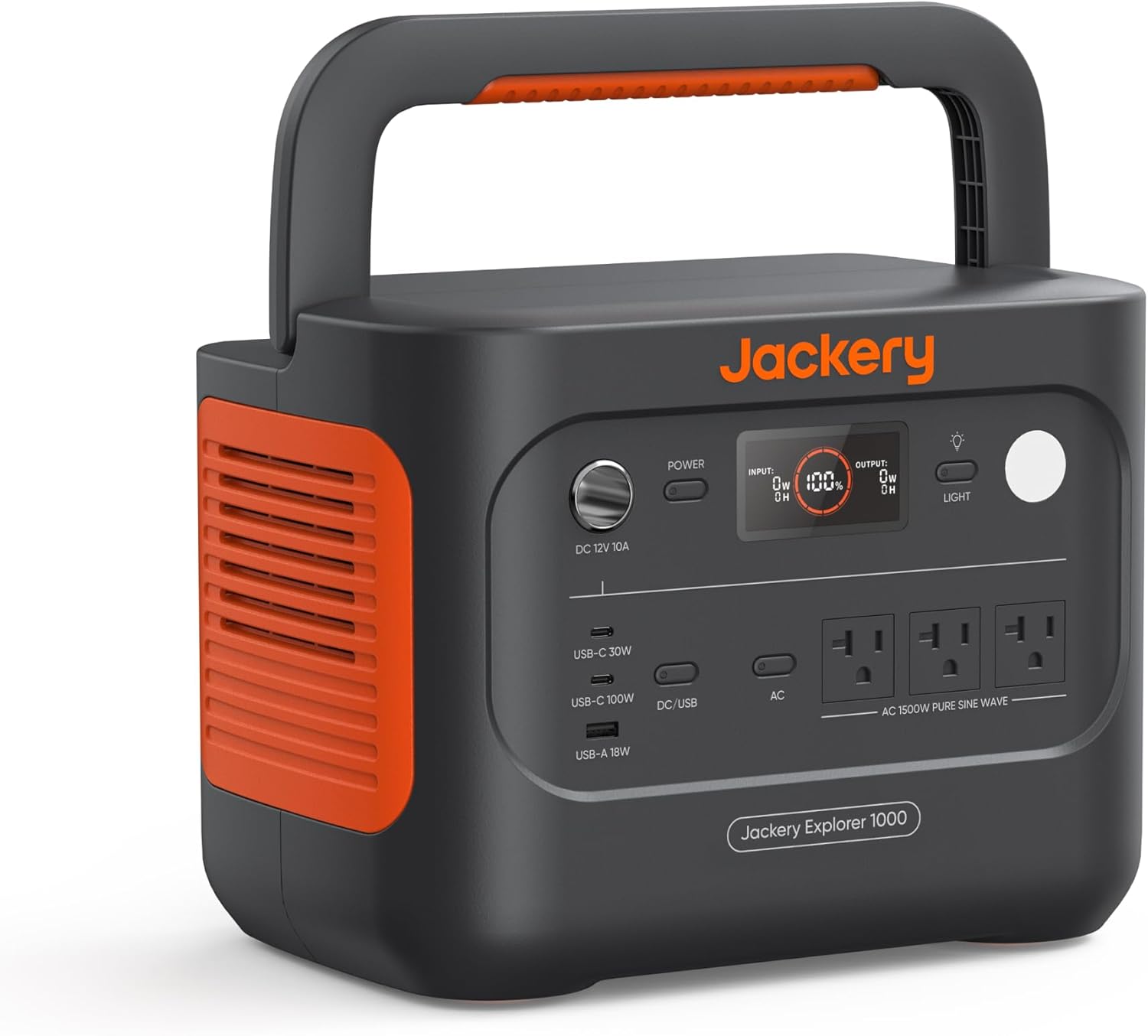 Jackery Explorer 1000 v2 Portable Power Station, 1070Wh LiFePO4 Battery, 1500W AC/100W USB-C Output, 1 Hr Fast Charge, Solar Generator for Camping, Emergency, RV, Off-Grid Living - Customer Photo 1