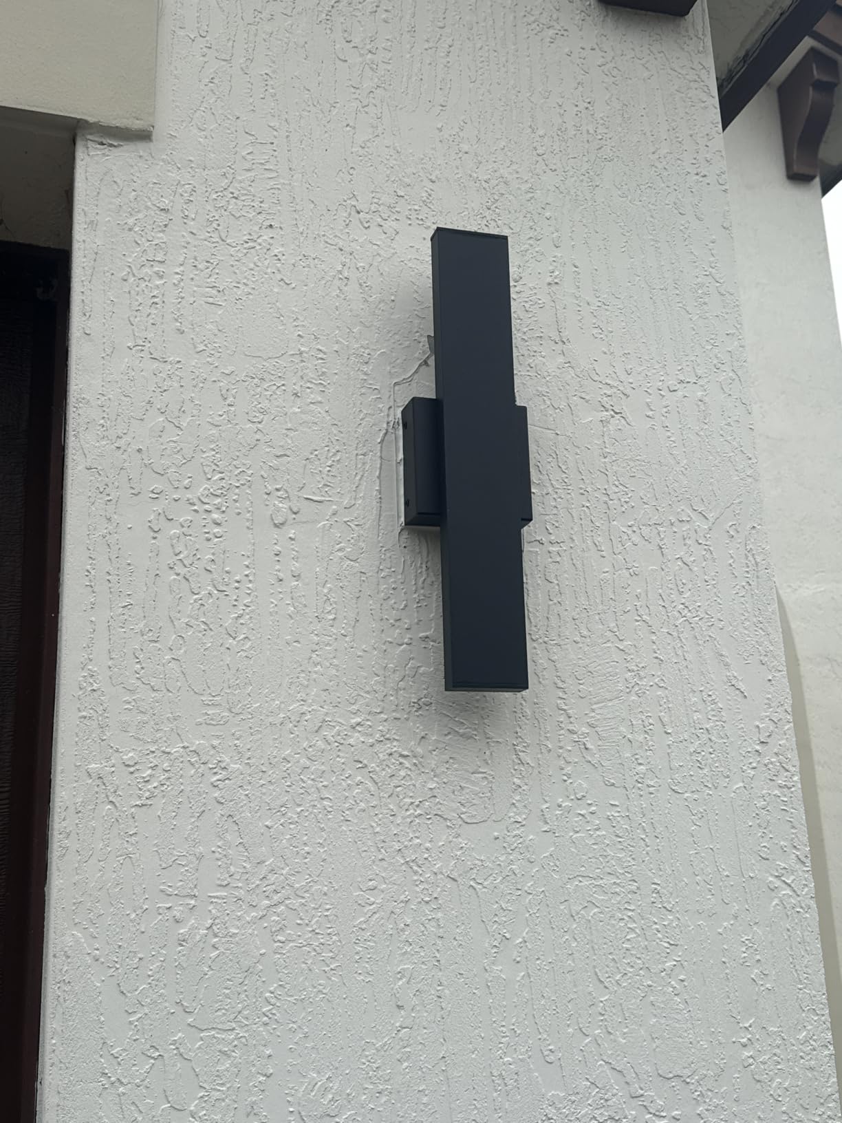 EDISHINE 2 Pack LED Outdoor Wall Lights Dimmable, 3000K 4000K 5000K, 15.7