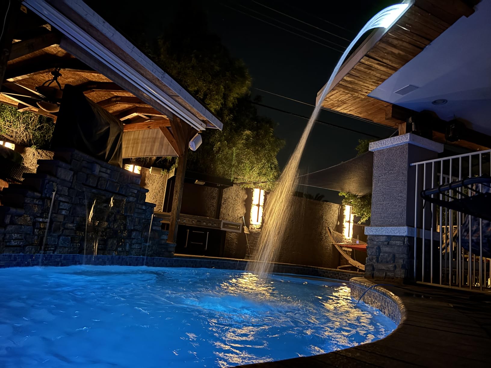 EDISHINE 2 Pack LED Outdoor Wall Lights Dimmable, 3000K 4000K 5000K, 15.7