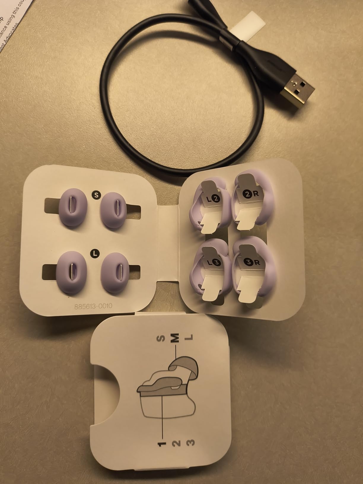 Bose QuietComfort Earbuds - True Wireless Bluetooth Earbuds with Active Noise Cancellation and Mic, USB-C Charging, IPX4 Rating, Up to 8.5 Hours of Playtime, White - Customer Photo 1