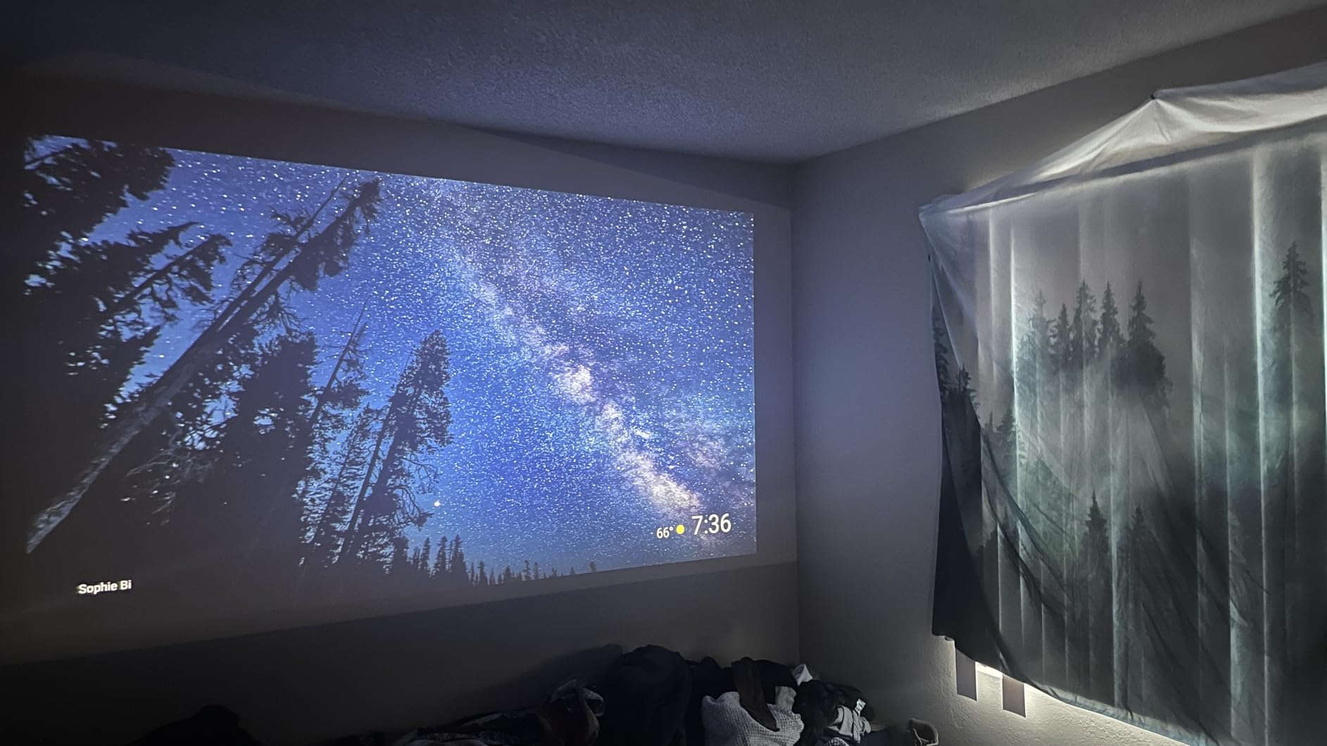 XGIMI MoGo 3 Pro NEW Portable Projector, Google TV with Licensed Netflix, Build-in Adjustable Stand, Mini Projector Supports Power Banks, 450 ISO Lumens, ISA 2.0, 2 x 5W Harman Kardon - Customer Photo 2