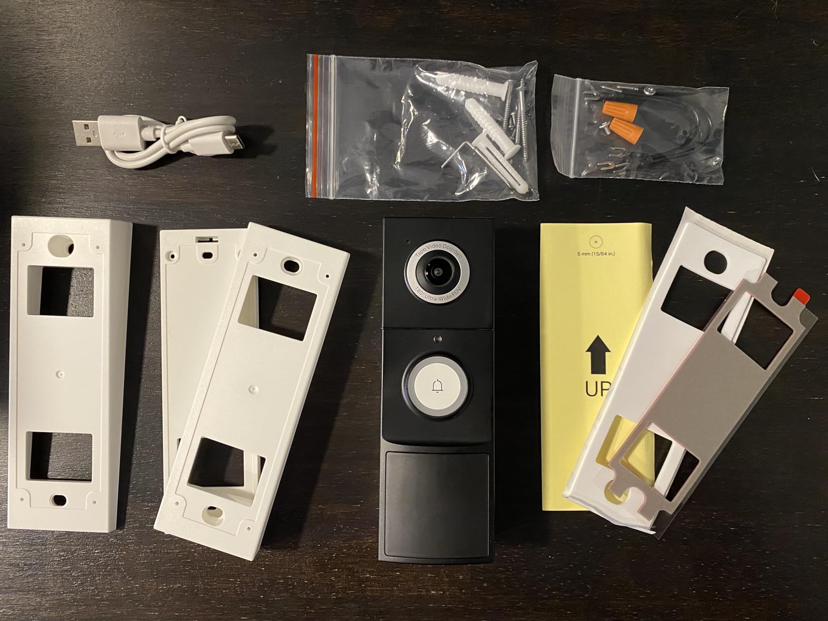 Tapo by TP-Link Smart Video Doorbell Camera Wireless with Chime, 2K with Full Color Night Vision & Spotlights, No Monthly Fee, Ring Call, 160° Ultra-Wide View, Free AI Detection, Local Storage, D210 - Customer Photo 1