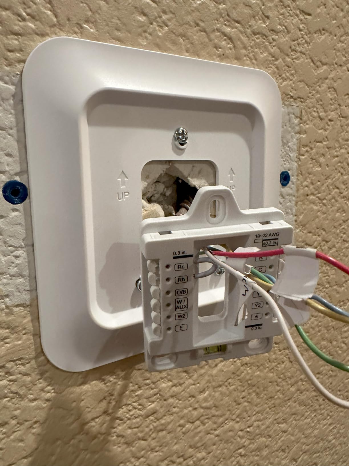 meross Smart Thermostat for Home, WiFi Thermostat Works with Matter, Alexa, Apple Home, Google Assistant, App & Voice Control, 7x24h Scheduling, Energy Saving, C-Wire Required - Customer Photo 2