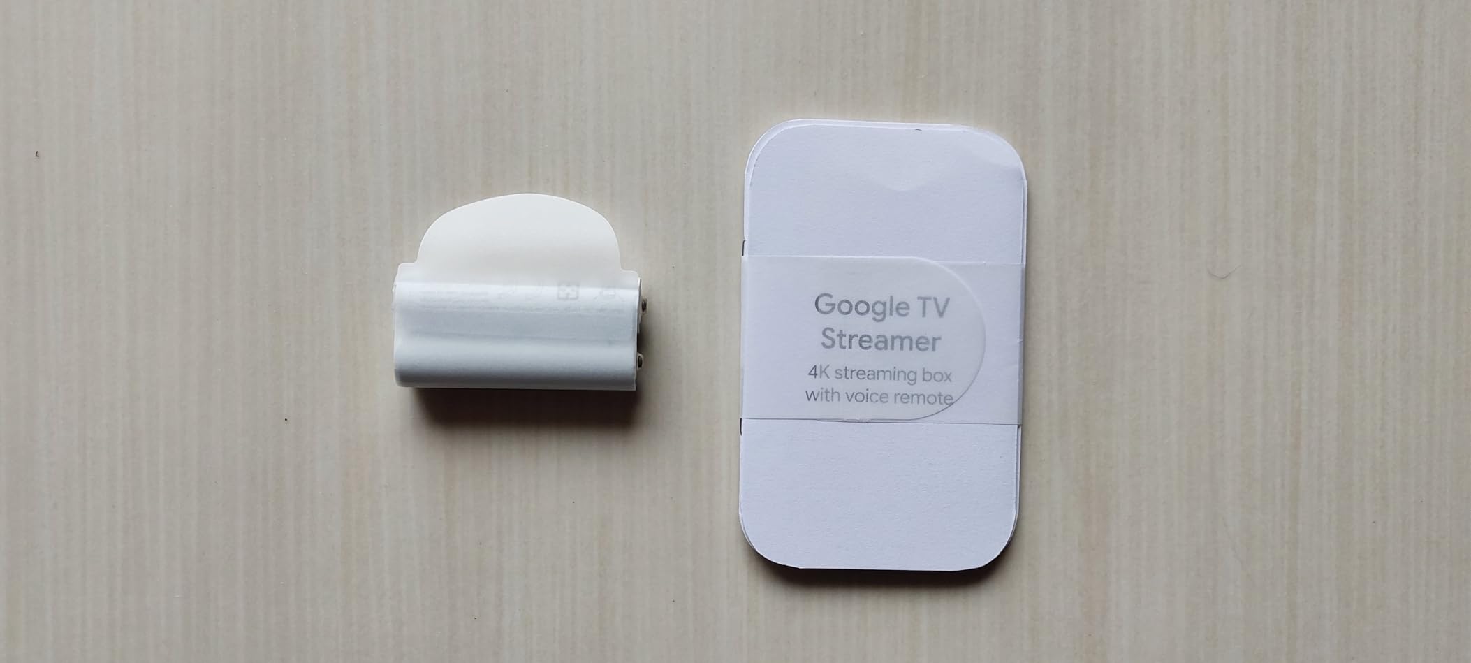 Google TV Streamer 4K - Fast Streaming Entertainment on Your TV with Voice Search Remote - Watch Movies, Shows, Live TV, and Netflix in 4K HDR - Smart Home Control - 32 GB of Storage - Porcelain - Customer Photo 2