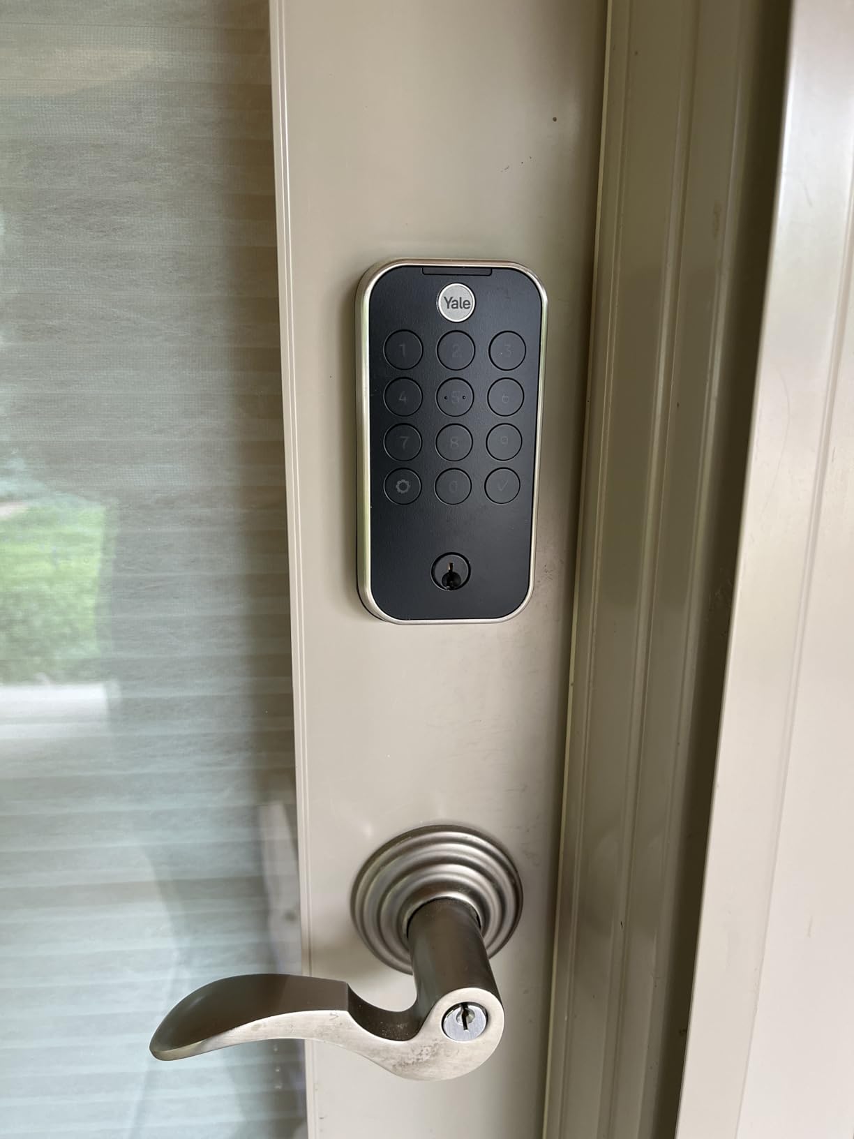 Yale Security Assure Lock 2 Touch Deadbolt, Black Suede Keyed Smart Entry Door Lock with Wi-Fi Connected Keypad and Fingerprint Scanner for Code Entry and Remote Access, YRD410-F-WF1-BSP - Customer Photo 2