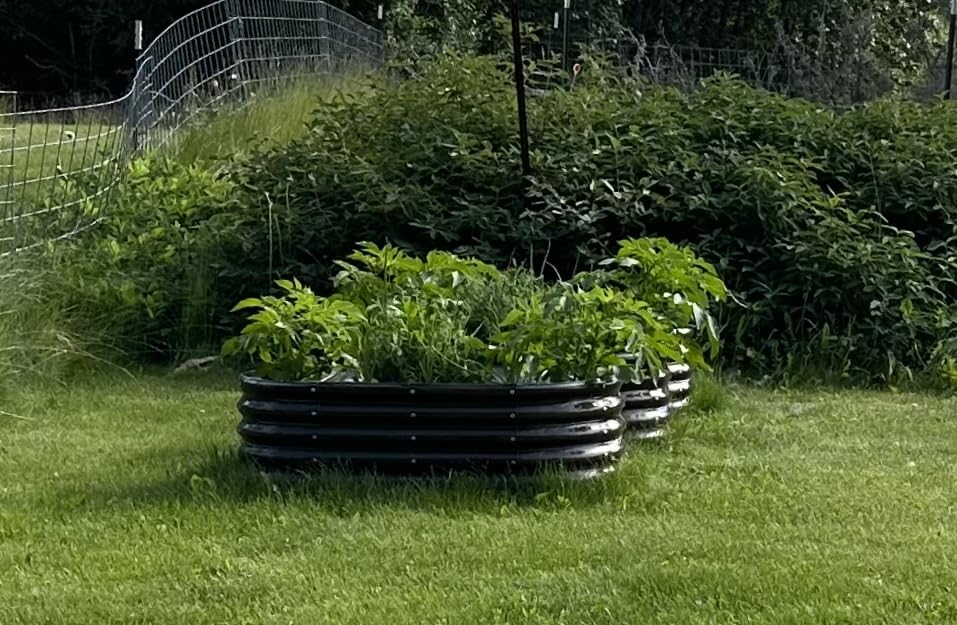 SnugNiture 3 Pcs 4x2x1.5ft Raised Garden Bed Outdoor, 17