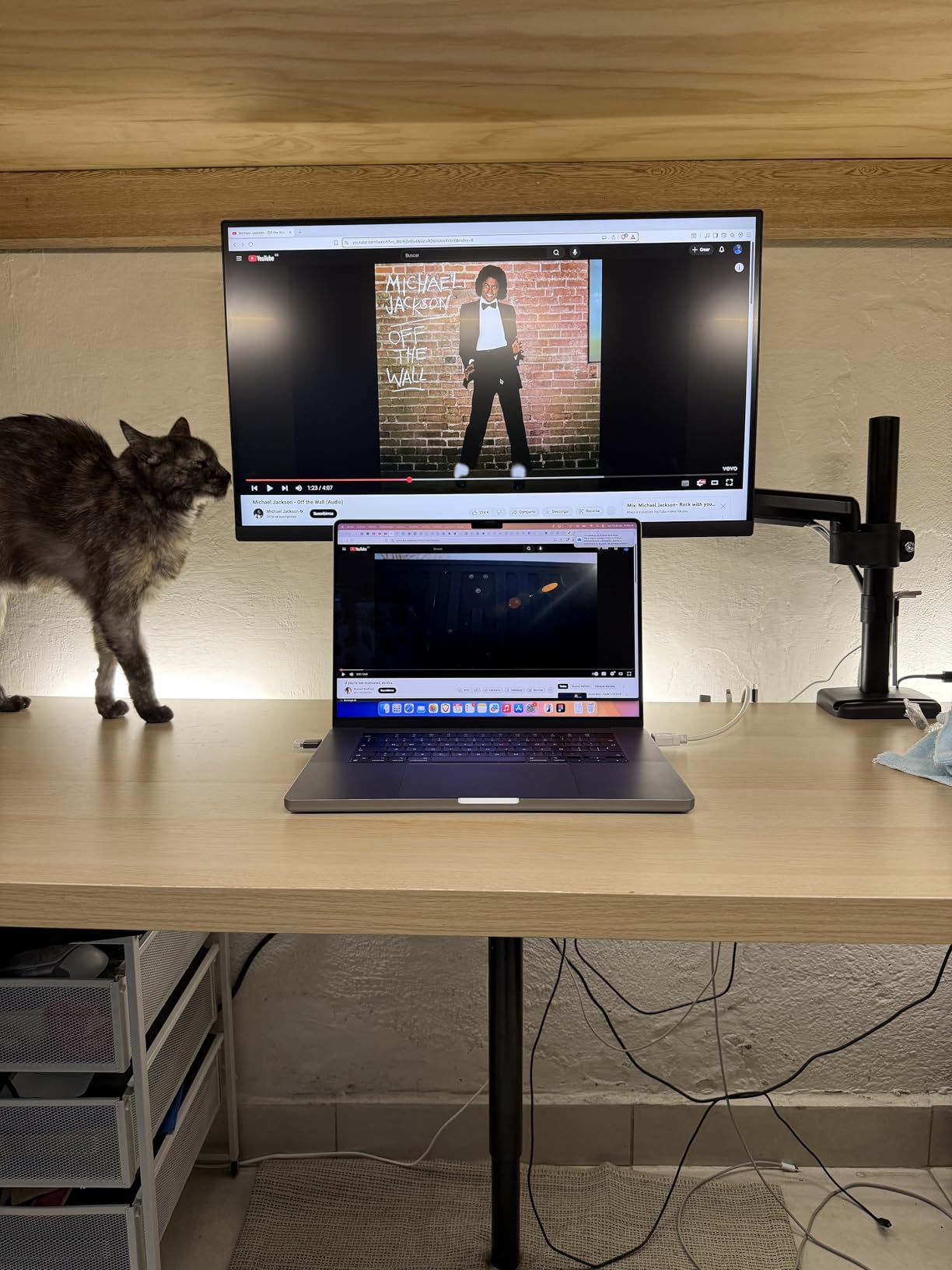 LG 27US500-W Ultrafine Monitor 27-Inch 4K UHD (3840x2160) HDR10 IPS Borderless Design Reader Mode Flicker Safe Switch App HDMI DisplayPort - White - Customer Photo 3