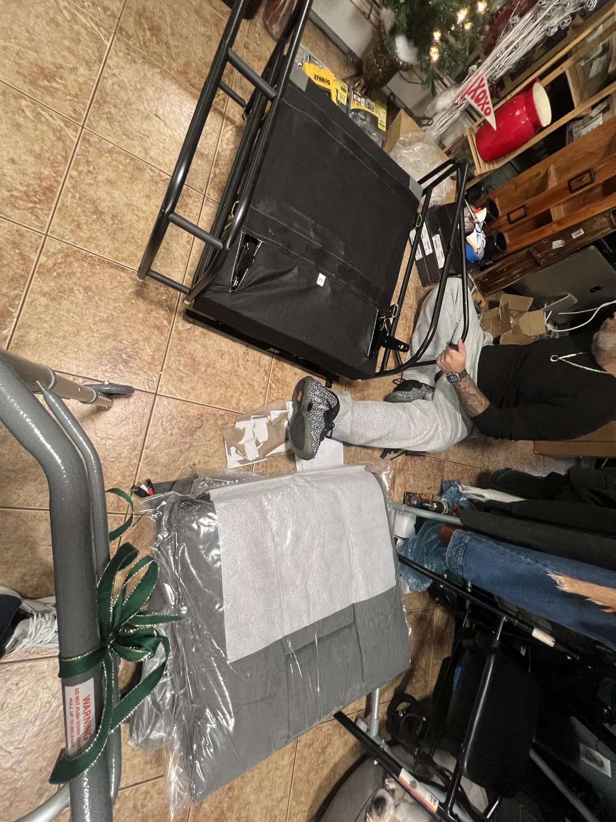 BOSMILLER Power Lift Recliner Chair for Elderly with Vibration Massage and Lumbar Heating Electric Oversized Single Sofa with Cup Holder and USB Charge Port for Living Room - Customer Photo 1