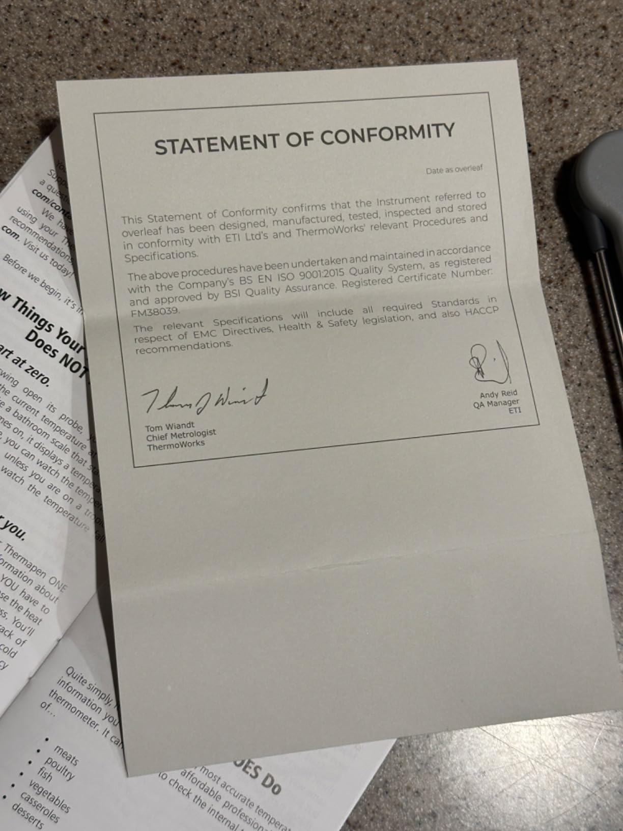 ThermoWorks Thermapen ONE, No. 1 Recommended Instant-Read Thermometer - Cayenne Pepper Red customer photo 1