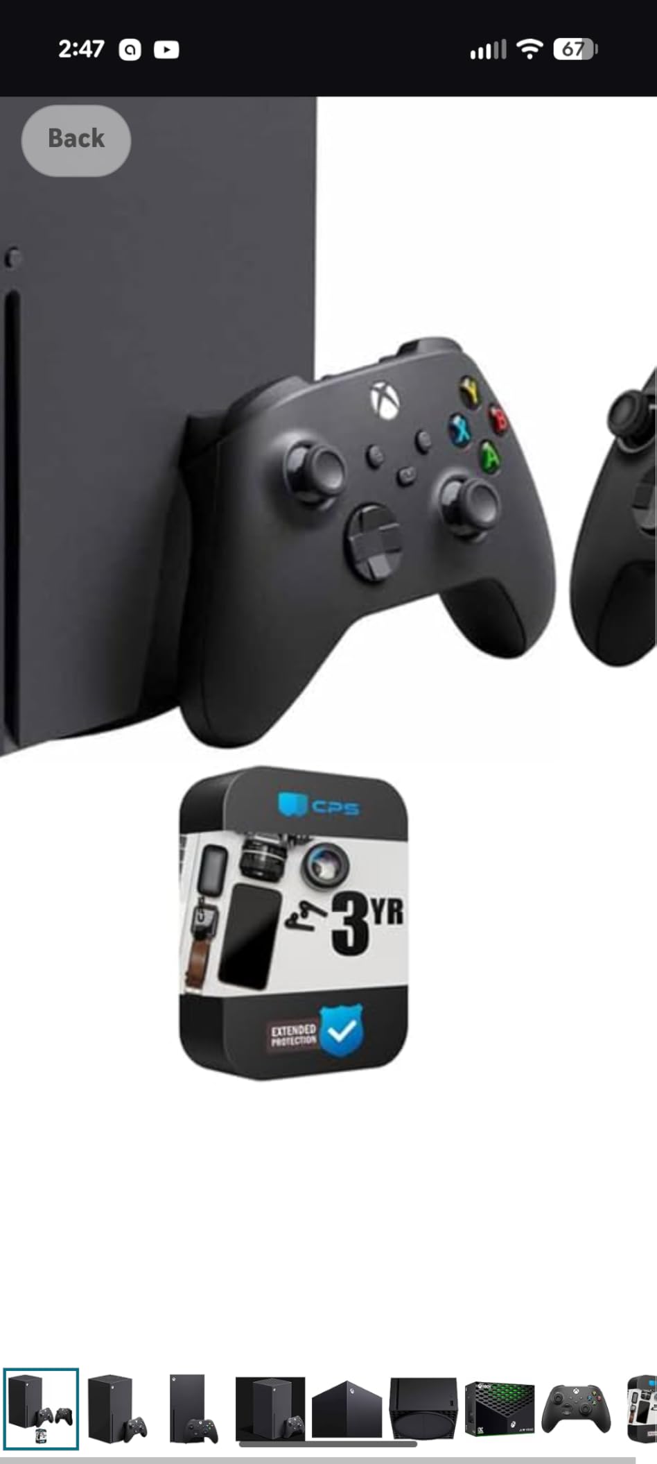 Microsoft RRT-00001 Xbox Series X 1TB SSD Gaming Console with Dual Controllers Bundle with 3 YR CPS Enhanced Protection Pack - Customer Photo 1