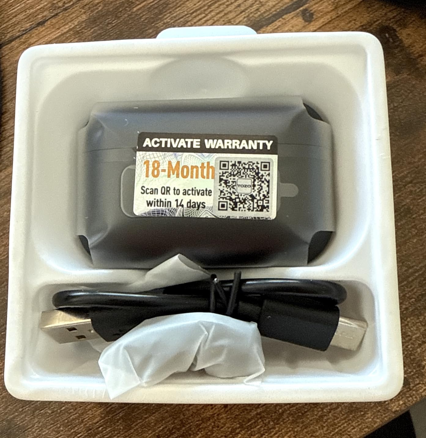 TOZO NC9 Hybrid Active Noise Cancelling Wireless Earbuds, 6 Mics ENC Clear Call, IPX8 Waterproof, in Ear Bluetooth 5.3 Headphones Stereo Bass Ear Buds 59H Playtime with LED Display 32 EQs via APP - Customer Photo 2