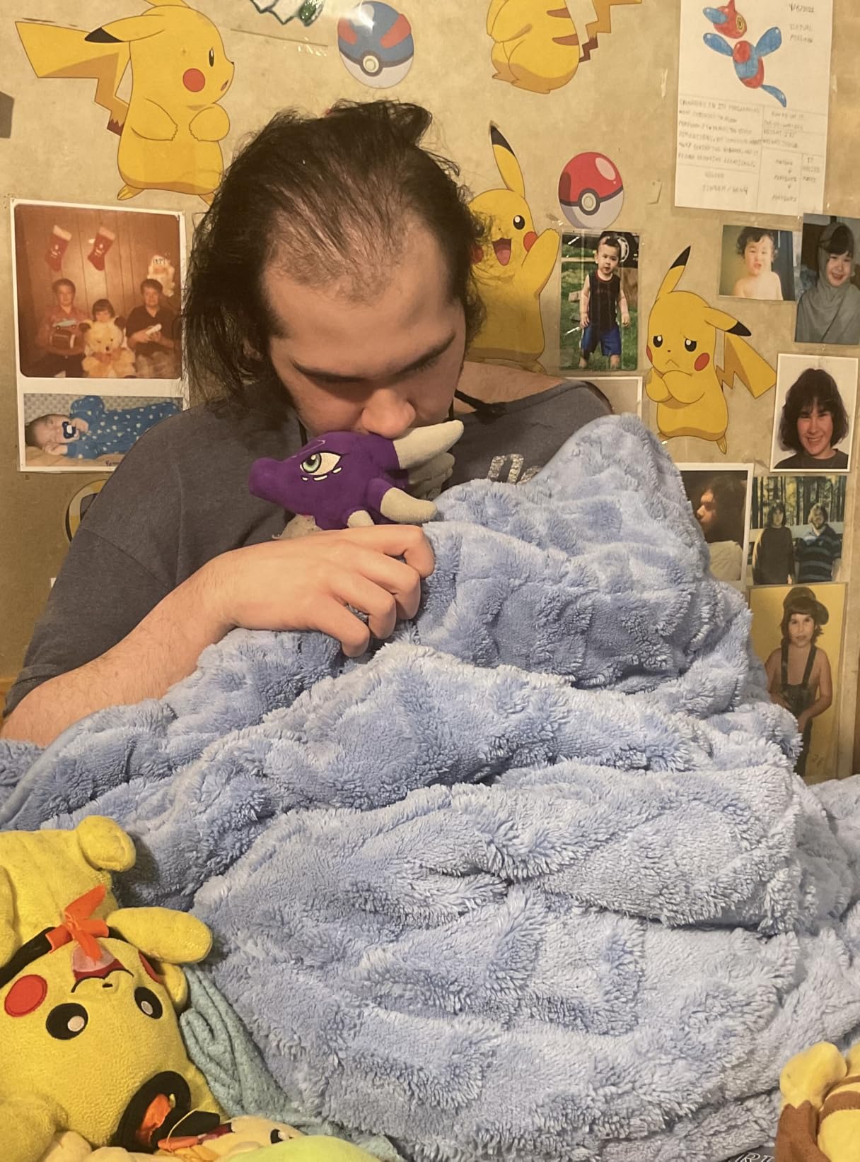 Super Fuzzy Soft Sherpa Fleece Weighted Blanket, 15 lbs Dual Sided Fluffy Heavy Weighted Blankets for Adults - No Bunching with Double Layers of Soft Inner Lining (60