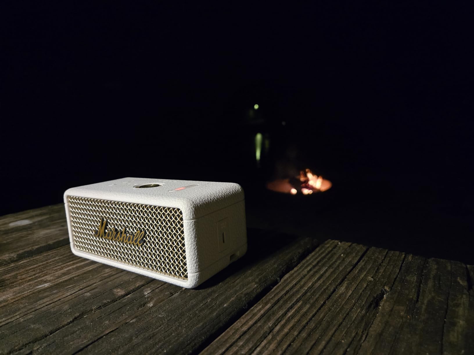 Marshall Emberton III Portable Bluetooth Speaker - Rugged Waterproof IP67 Design | Loud Stereo Sound, Deep Bass with 32+ Hr Playtime | Compact and Wireless for Travel and Outdoors - Black & Brass - Customer Photo 1