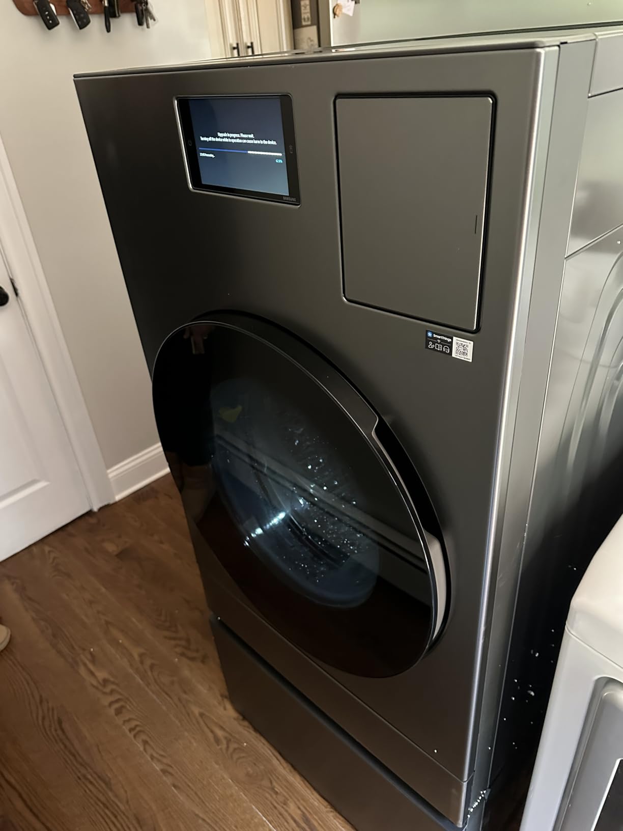 SAMSUNG WD53DBA900HZ Bespoke 5.3 Cu. Ft. Dark Steel Front Load All-in-One Washer/Dryer Combo - Customer Photo 1
