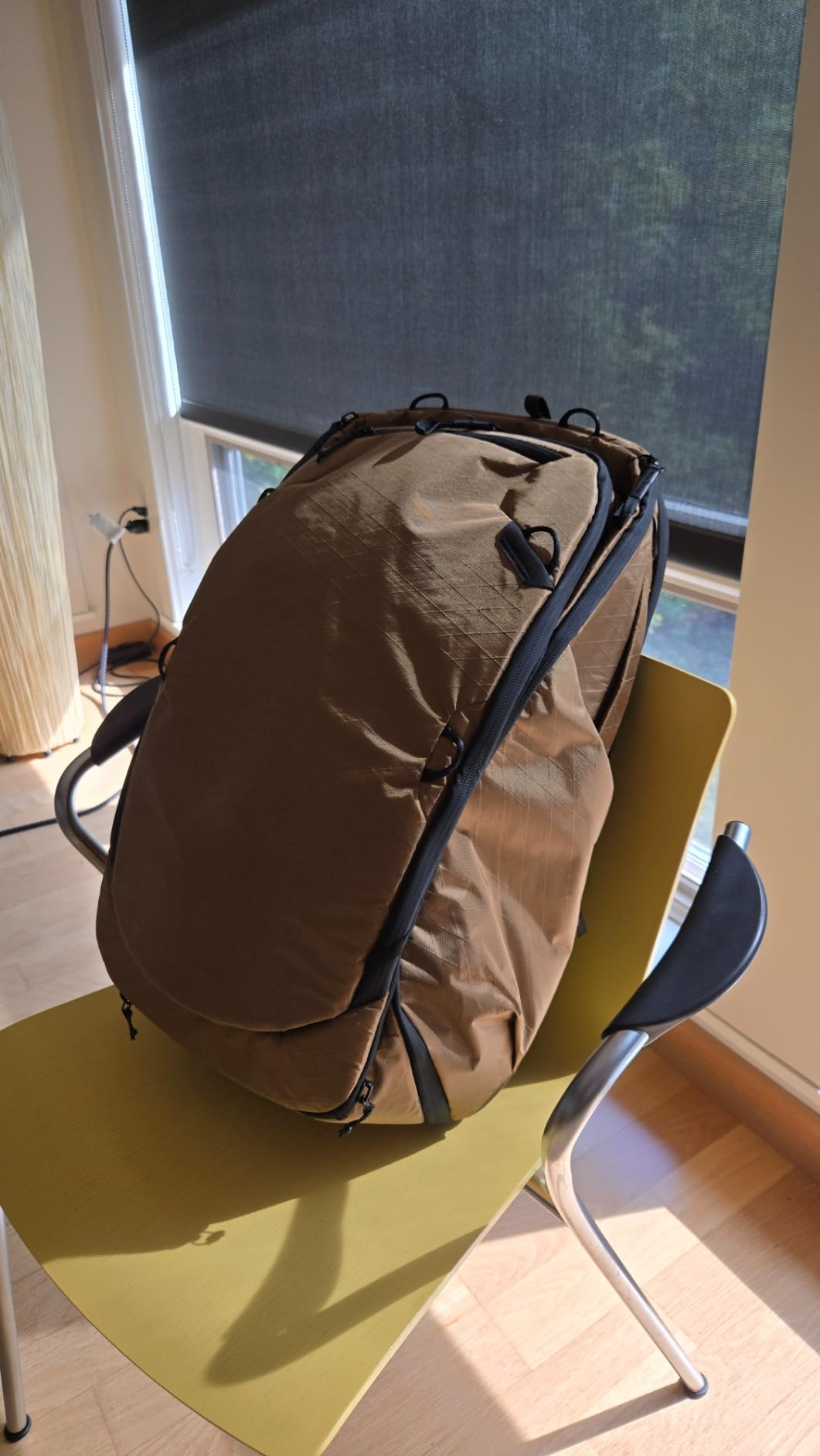 Peak Design Travel Backpack 45L, Black, Expandable 35-45L Design, Rear and Top Access, Weatherproof Shell, Laptop Sleeve, Ideal for Travel or Everyday Carry, Versatile Backpack for Men and Women - Customer Photo 2