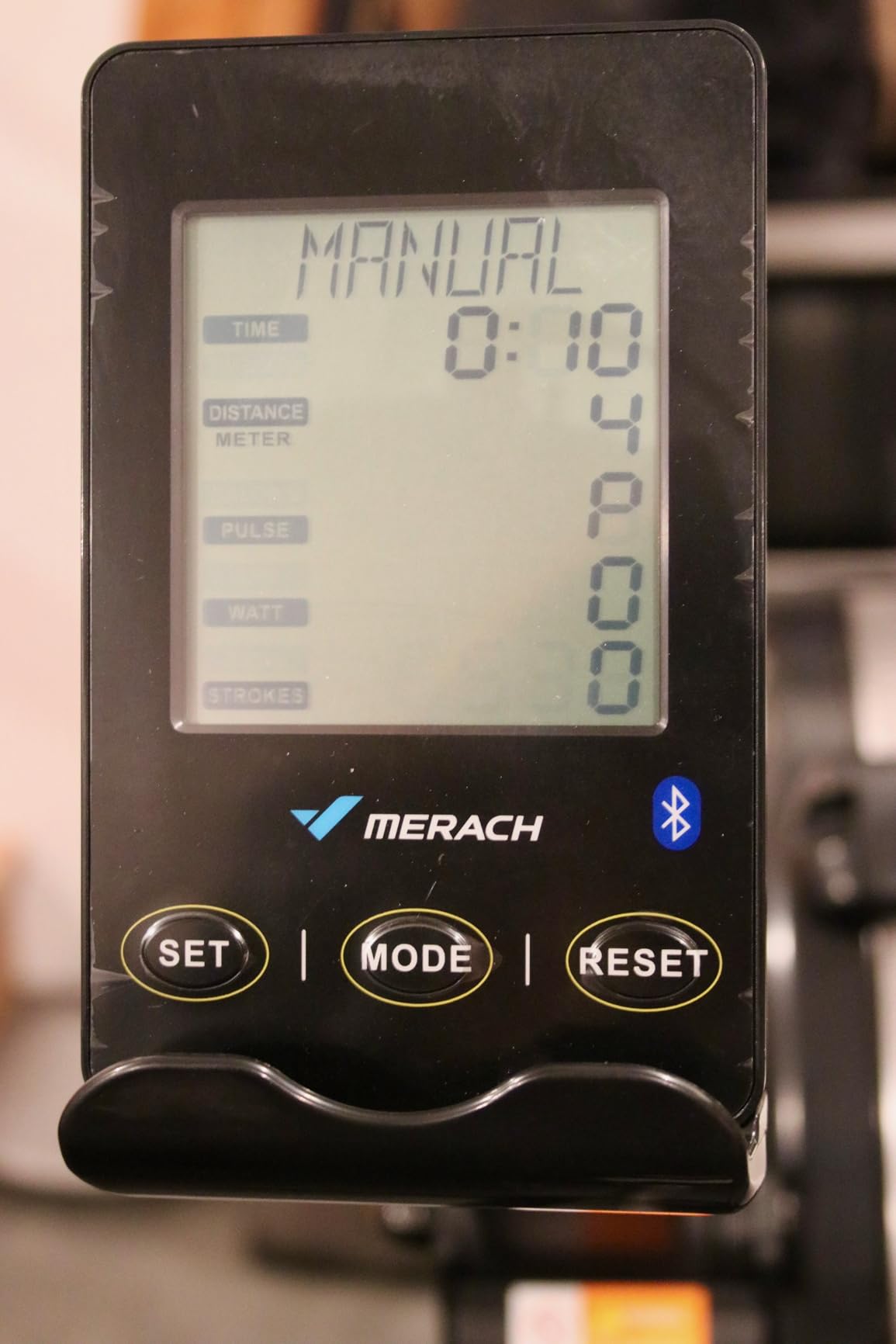 MERACH Rowing Machines for Home, Adjustable Air Resistance Professional Indoor Rowing Machine, Ergonomic Comfort Seat, Performance Monitor and Device Holder, Easy Storage - Customer Photo 2