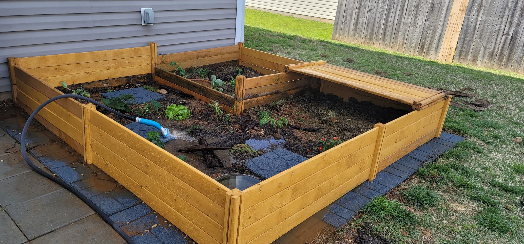 Greenes Fence Original Cedar Raised Garden Bed, 2' x 4' x 10.5