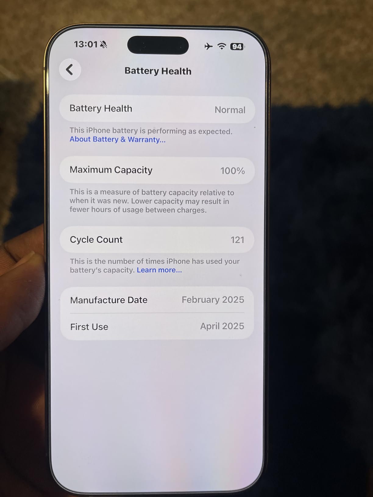 Apple iPhone 16 Pro Max, US Version, 256GB, Desert Titanium - Unlocked (Renewed) - Customer Photo 3