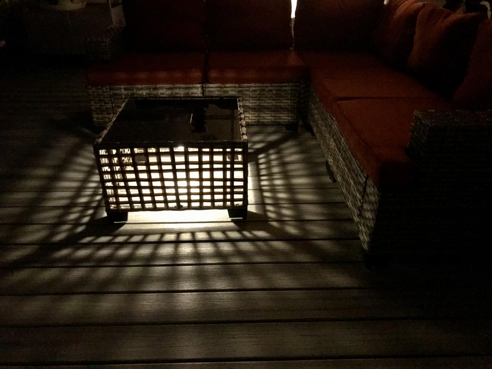 HOOOWOOO Outdoor Sectional Patio Furniture Set with Fire Pit Table, 13 Pieces Wicker Conversation Sets L Shaped Couch, Extra Deep Out Door Sofa Outside Furniture with Swivel Chairs, Black - Customer Photo 4