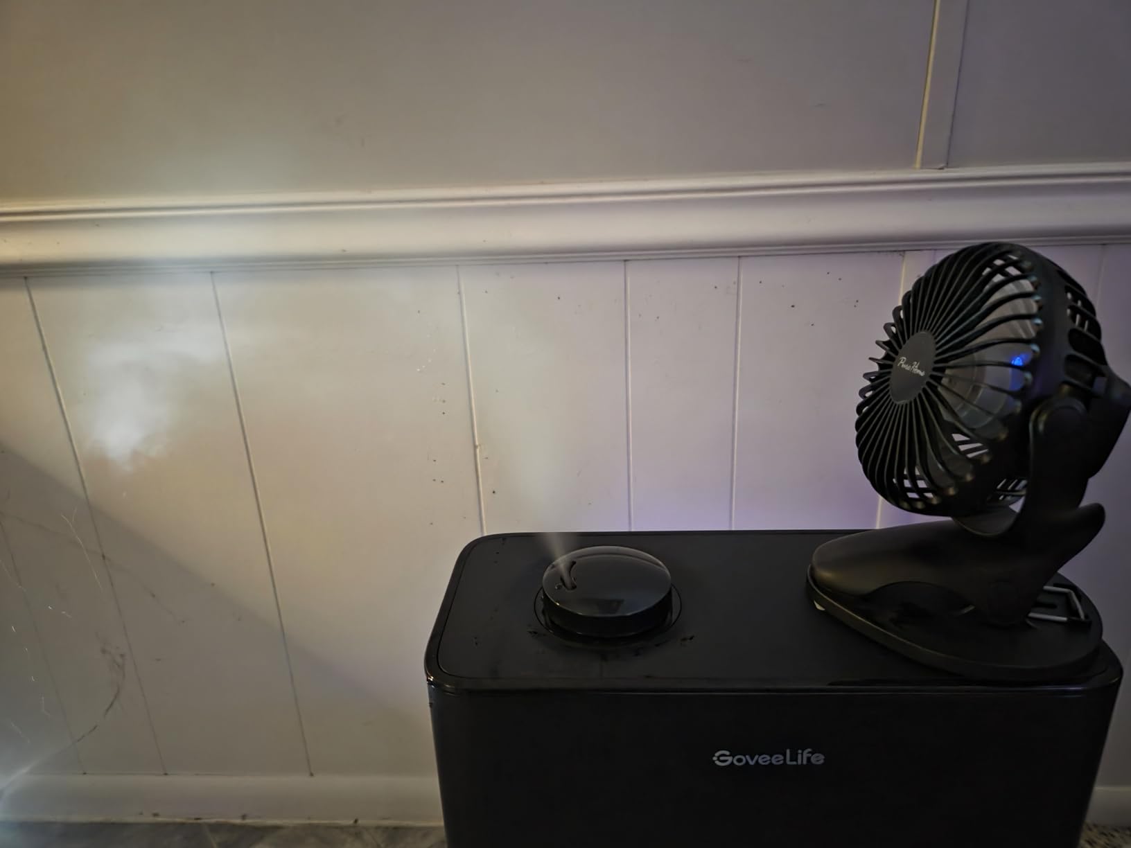 GoveeLife Smart Humidifiers for Bedroom Large Room, Top-Fill Cool Mist 6L WiFi Air Humidifier, Auto Mode, App & Voice Control, 60H Runtime, Rapid Humidification, RGB Nightlight Baby Plants, Black - Customer Photo 1