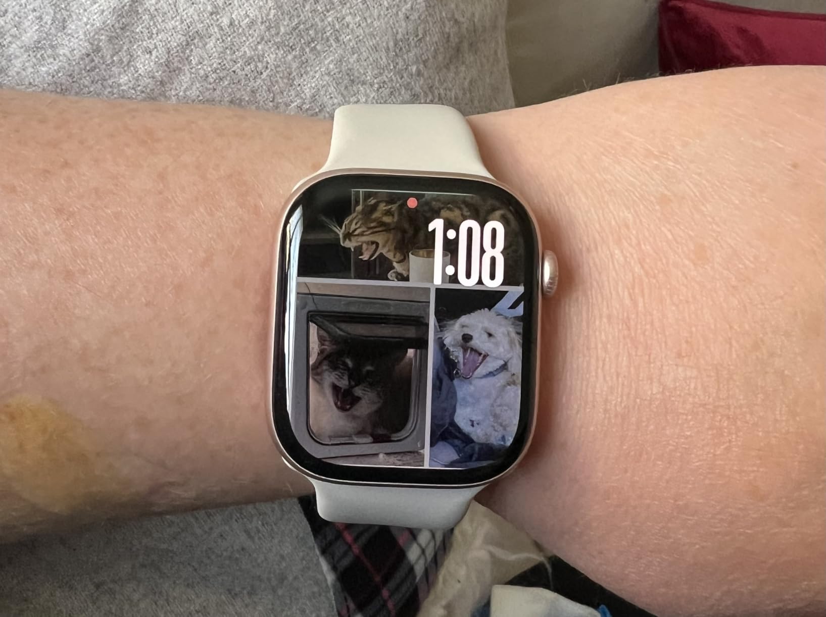 Apple Watch Series 10 GPS 46mm - Jet Black Aluminum Case with Black Sport Band (Renewed) - Customer Photo 1