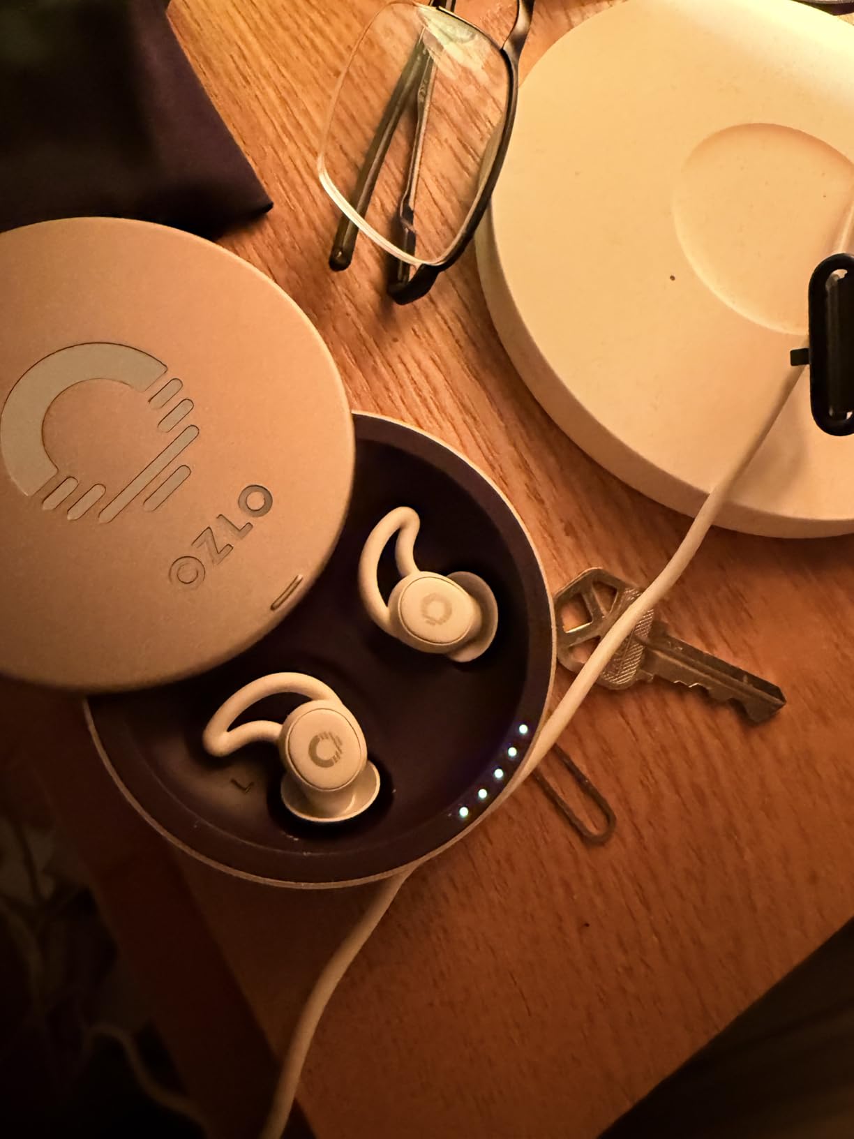 Ozlo Sleepbuds | Comfortable Side Sleeper Headphones | Up to 10 Hours of Bluetooth LE Streaming | Science-Backed Sleep Sounds | Snore Blocking Comfortable Earbuds - Customer Photo 2