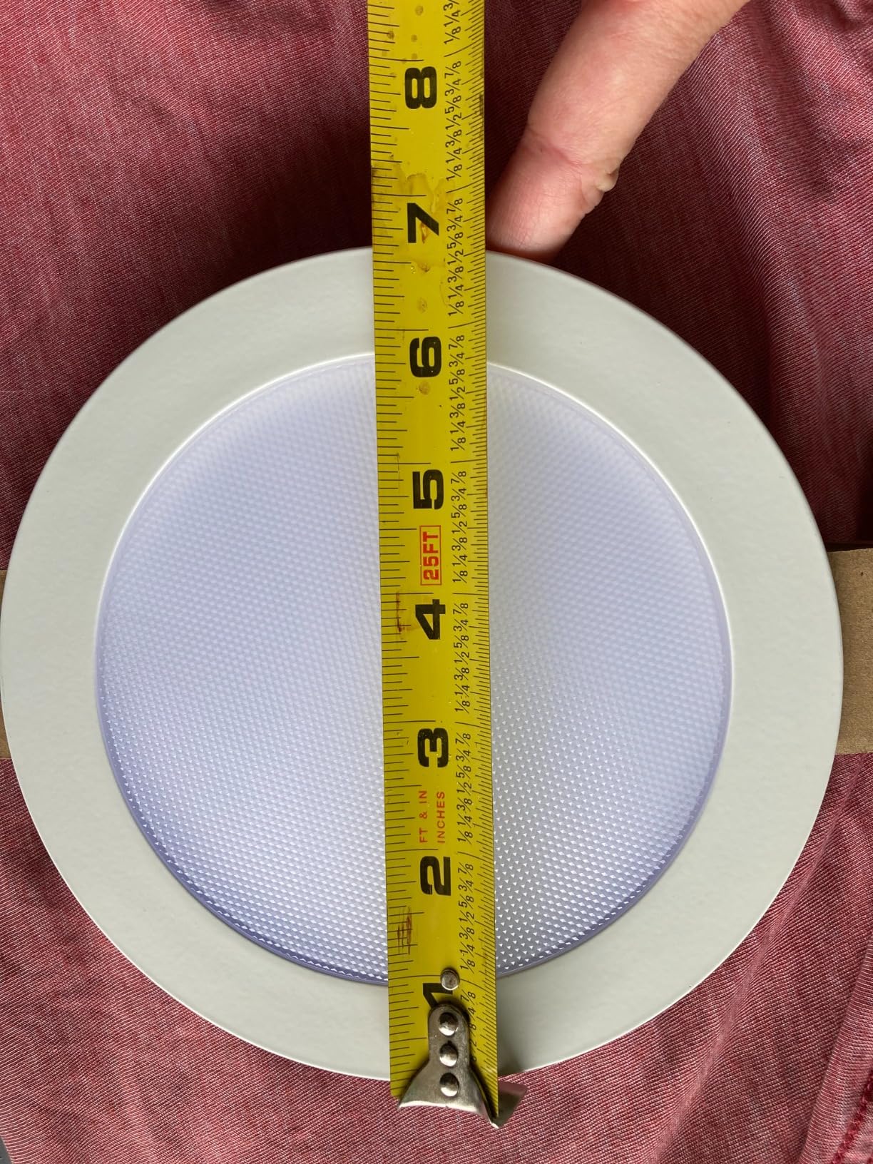 HALO HLB 6 inch LED Recessed Lighting Canless Dimmable Ceiling and Shower Light with Selectable Lumens and Color Temperature 2700K-5000K Wet Location Indoor Outdoor Sofit Downlight - HLBLSFS5-6PK - Customer Photo 2