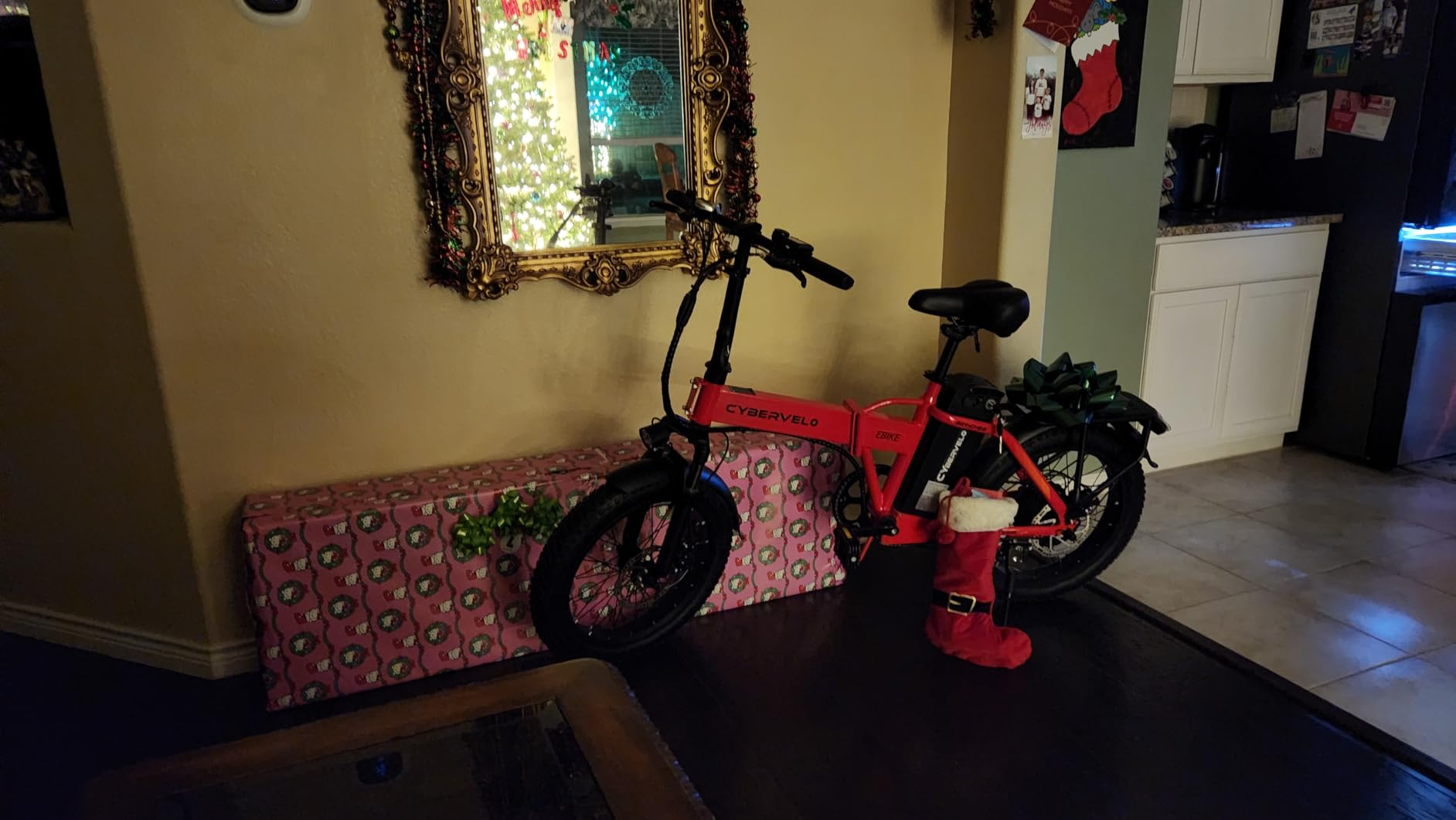 Cybervelo 1000W Folding Electric Bike, 48V 20.8AH Large Removable Battery E-Bike, 30+MPH, 80 Miles Max Range, 20