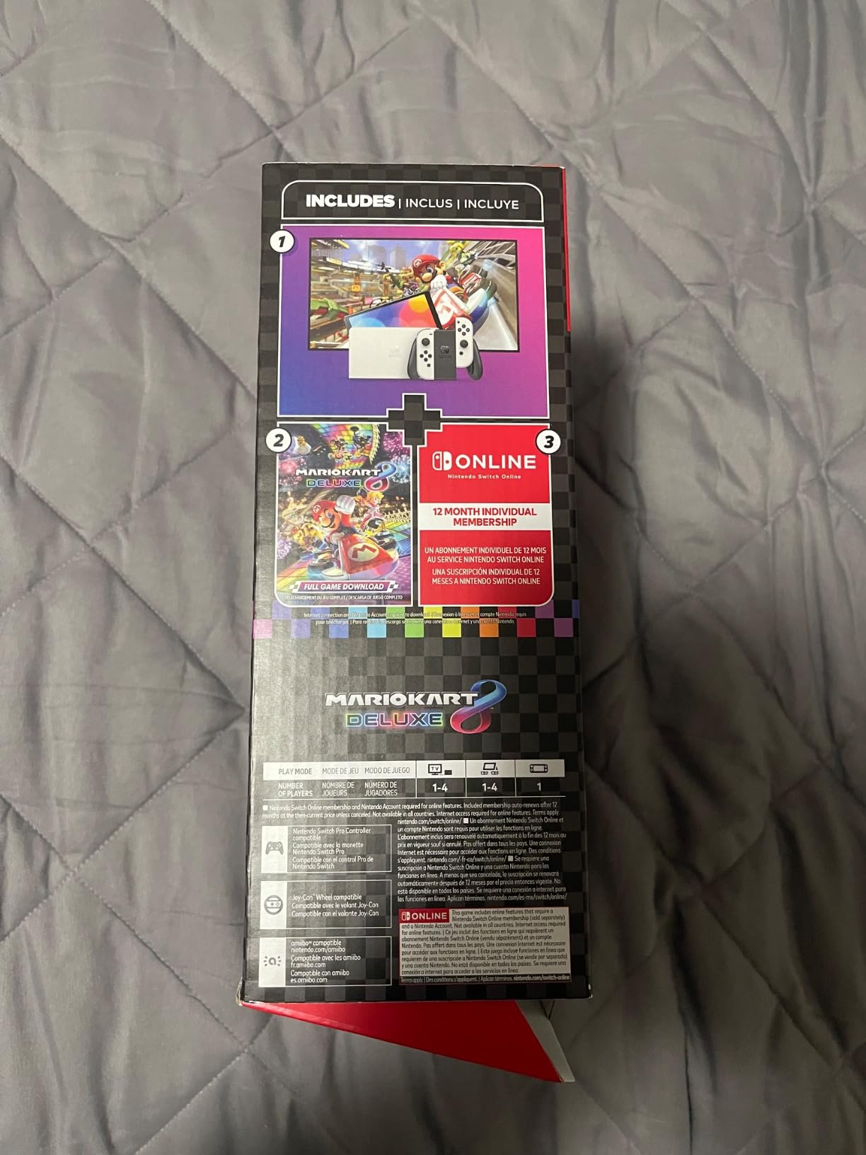 Nintendo Switch - OLED Model Mario Kart 8 Deluxe Bundle - Customer Photo 1