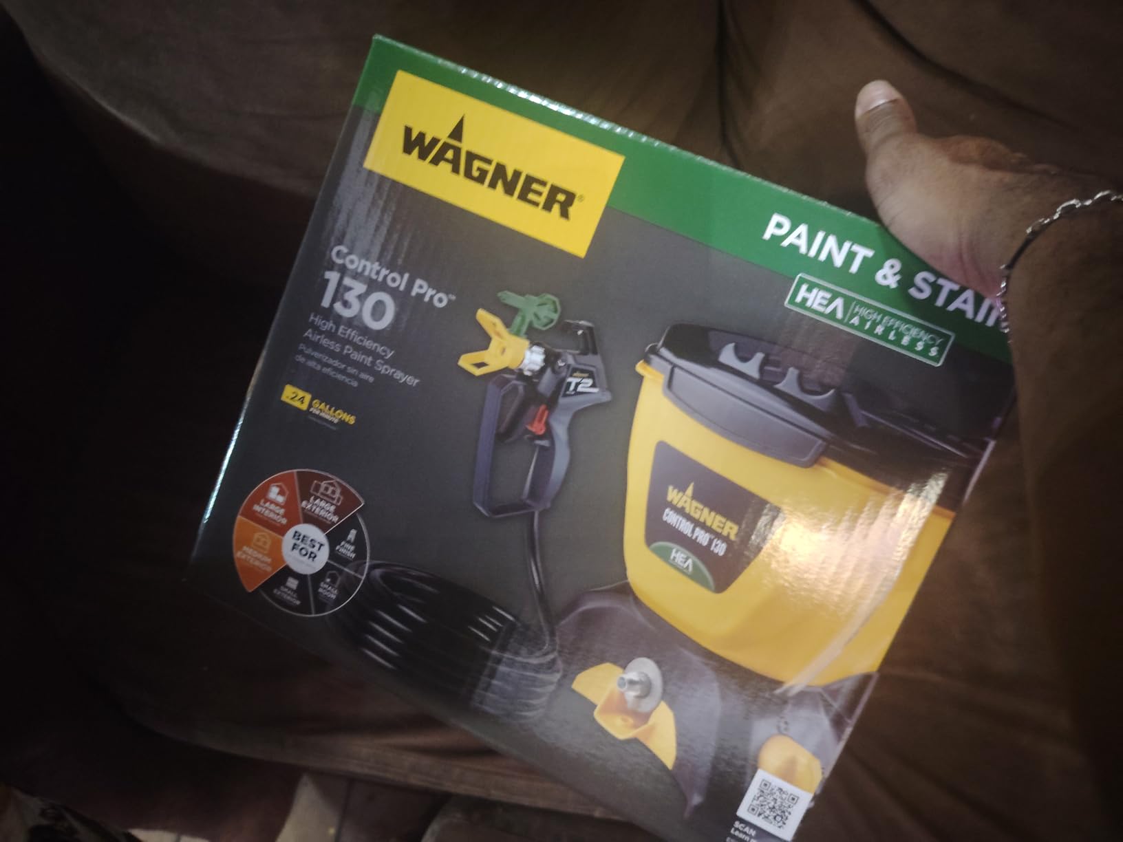 Wagner Spraytech Control Pro 130 Paint Sprayer with T2 Gun - Customer Photo 2