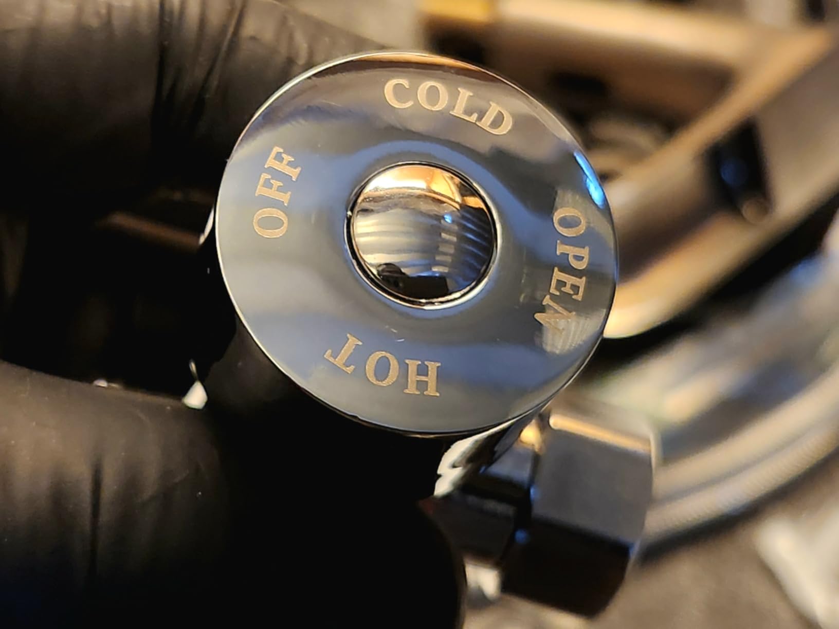 PRIMSOPH Automatic Motion Sensor Hands Free Electronic Infrared Smart Commercial Touchless Bathroom Sink Faucet with Cover Plate Temperature Mixer Battery or Plug-in Powered Chrome - Customer Photo 2