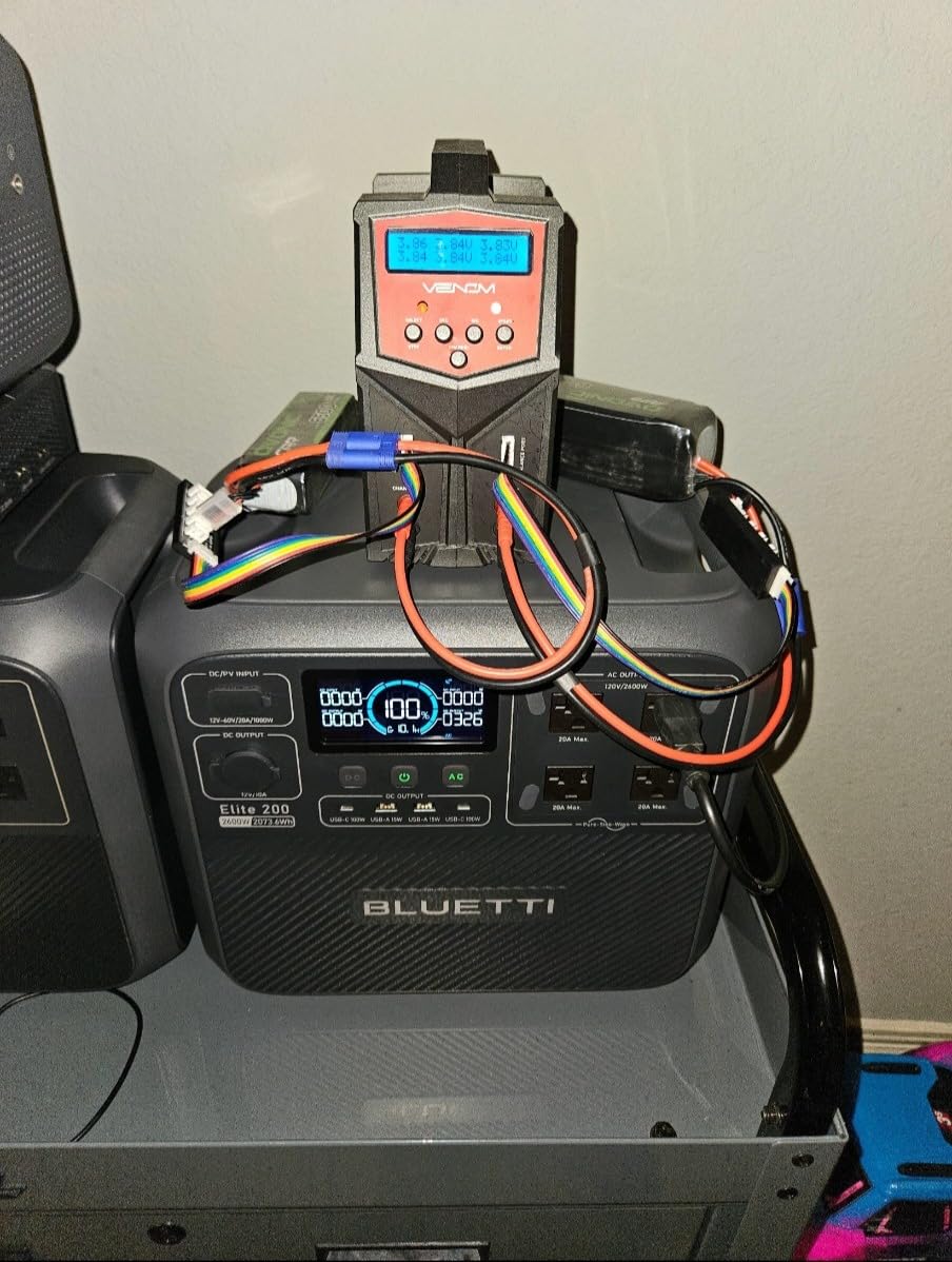 BLUETTI Solar Generator Elite 200 V2 with 200W Solar Panel Included, Portable Power Station 2073.6Wh w/ 4 2600W AC Outlets, 17-Year Lifespan LFP Emergency Power for Home Backup, Power Outages, Camping - Customer Photo 2