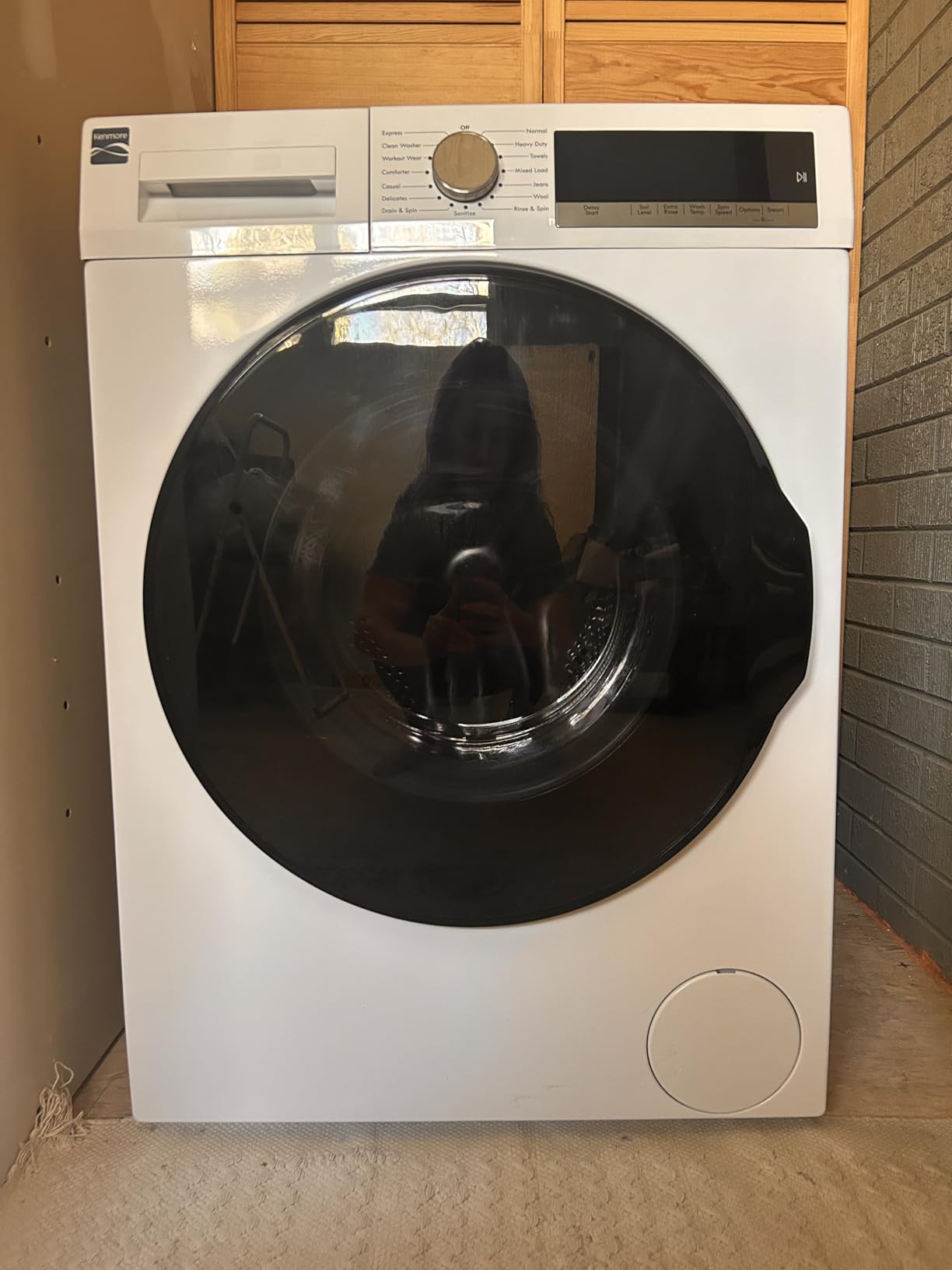 Kenmore 2.2 cu. ft. Compact Front Load Washer with Wrinkle Relaxing Steam Treatment - ENERGY STAR Certified - Customer Photo 1