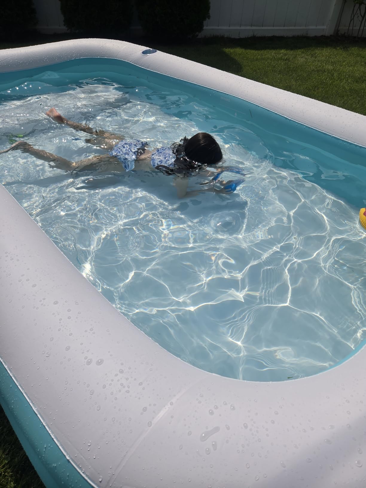 SLOOSH Inflatable Pool for Adults with Seats, 120