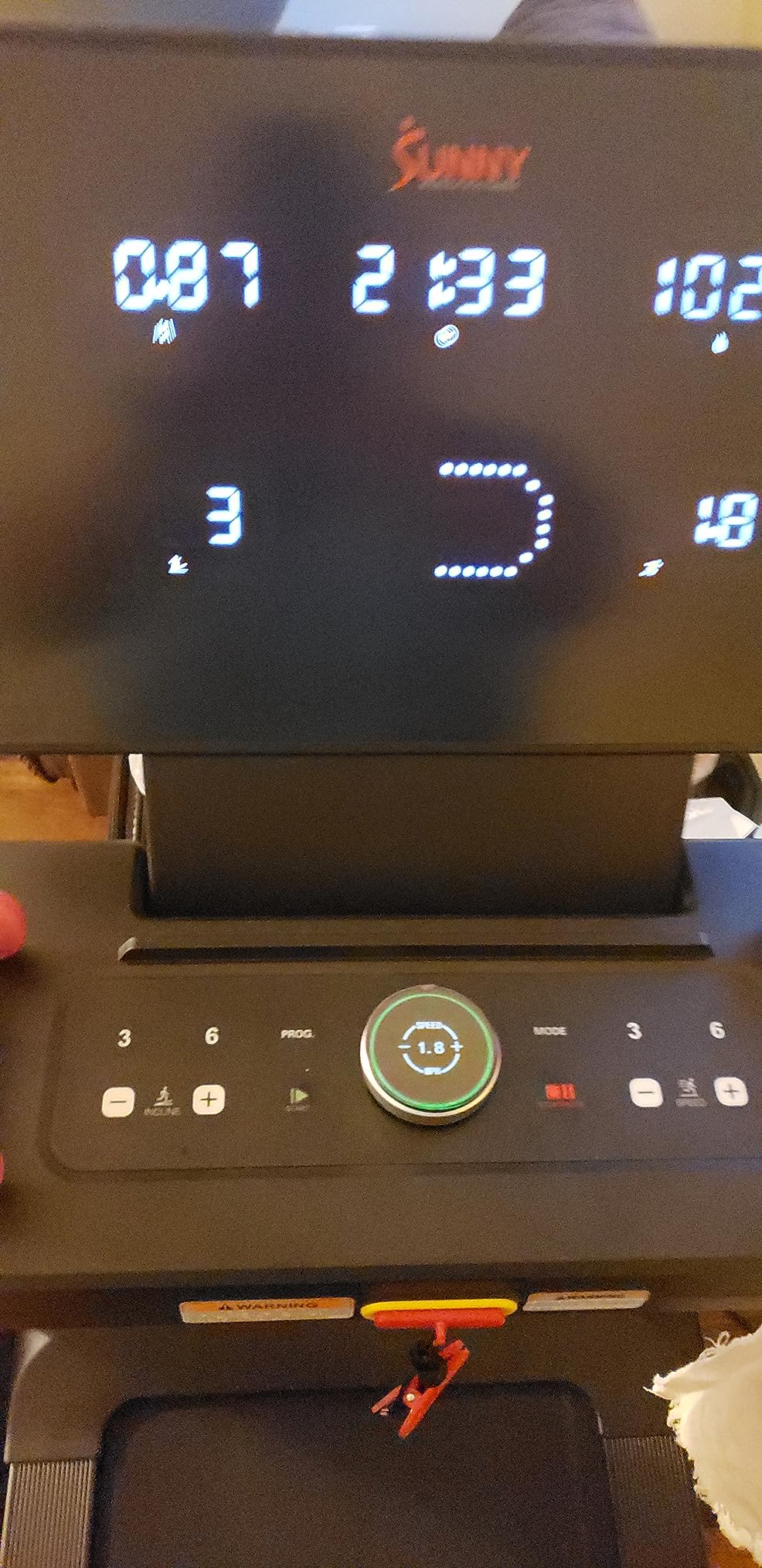 Sunny Health & Fitness Smart Heavy-Duty Auto Incline Treadmill with 20