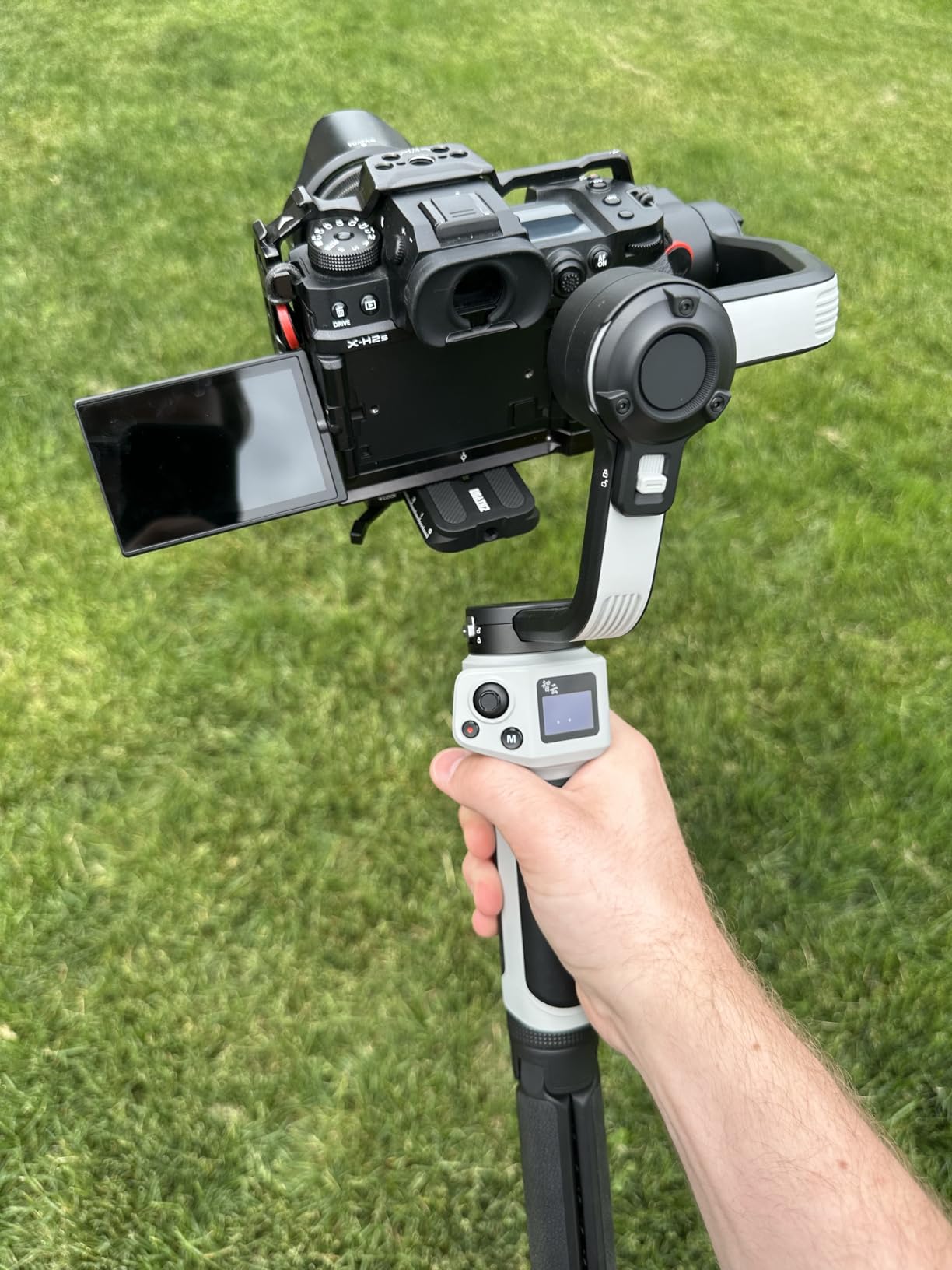 ZHIYUN CINEPEER Crane 4E 3-Axis Camera Gimbal Stabilizer for Canon/Sony/Panasonic/Nikon,Extendable Sling Grip Native Vertical Shooting Handheld Camera Gimbal - Customer Photo 3