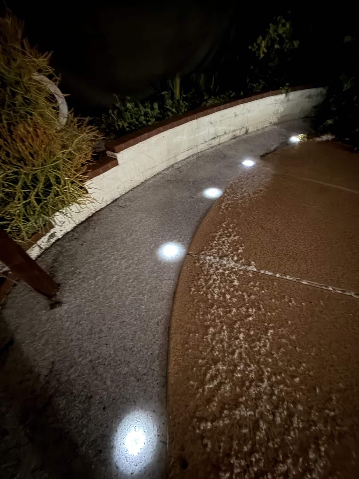 INCX Solar Lights Outdoor Waterproof,12 Pack Solar Lights for Outside, Solar Garden Lights Landscape Lighting for Patio Pathway Lawn Yard Deck Driveway Walkway, Warm White - Customer Photo 1