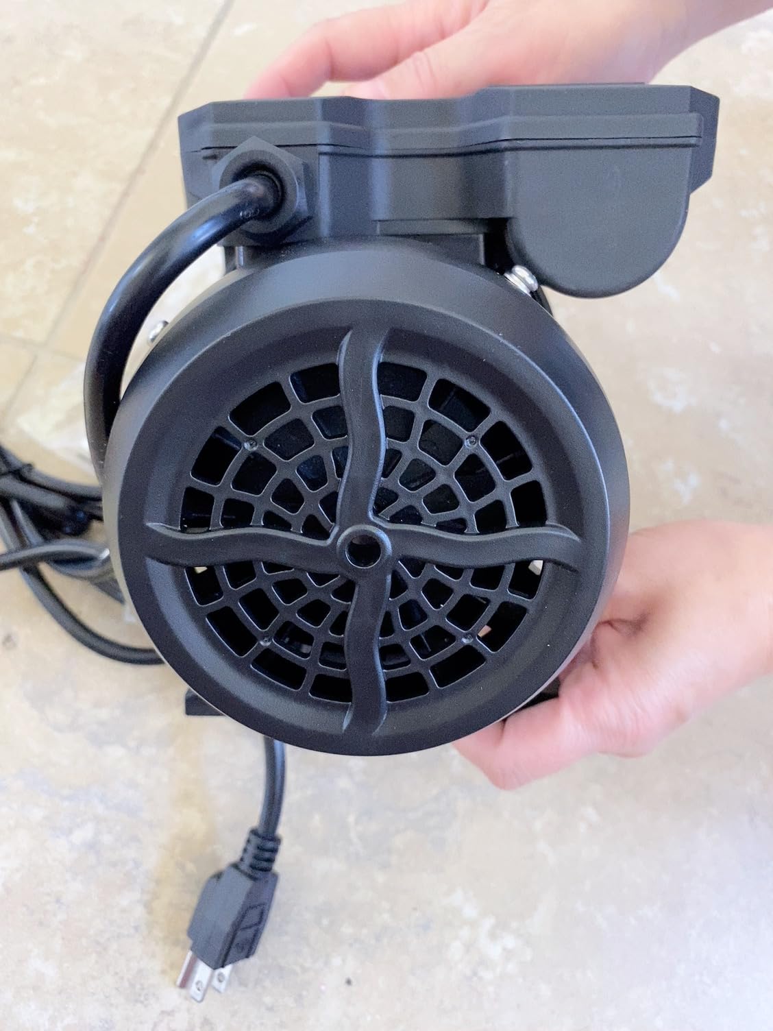 FOTING In/Above Ground Pool Pump, Self Primming Pool Pump 1.5 inch & 2 inch NPT Inlet Connectors, 2HP 3170/7000GPH Dual Speed 115V - Customer Photo 1