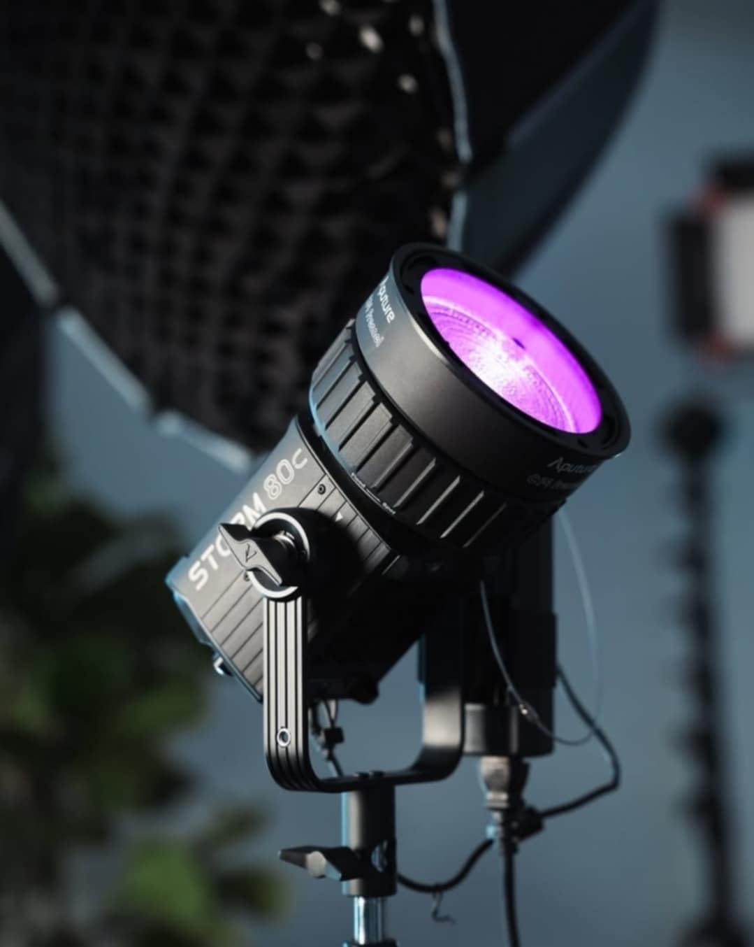Storm 80c RGB LED Video Light - 80W Full-Color Point Source Fixture, 20,185 Lux @1m, 1800K-20,000K, Advanced Diode Mixing, CRI≥97, IP65 Weatherproof, Sidus Link, DMX & LumenRadio Control customer photo 1