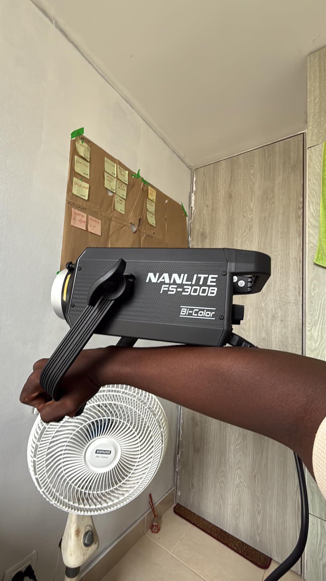 Nanlite FS-300B 350W Bi-Color LED Spotlight-2700K-6500K Adjustable CRI 96,App Control,Led Video Light Bowens Mount for Photography/Videography/YouTube/TikTok Content Creation & Live Streaming customer photo 1